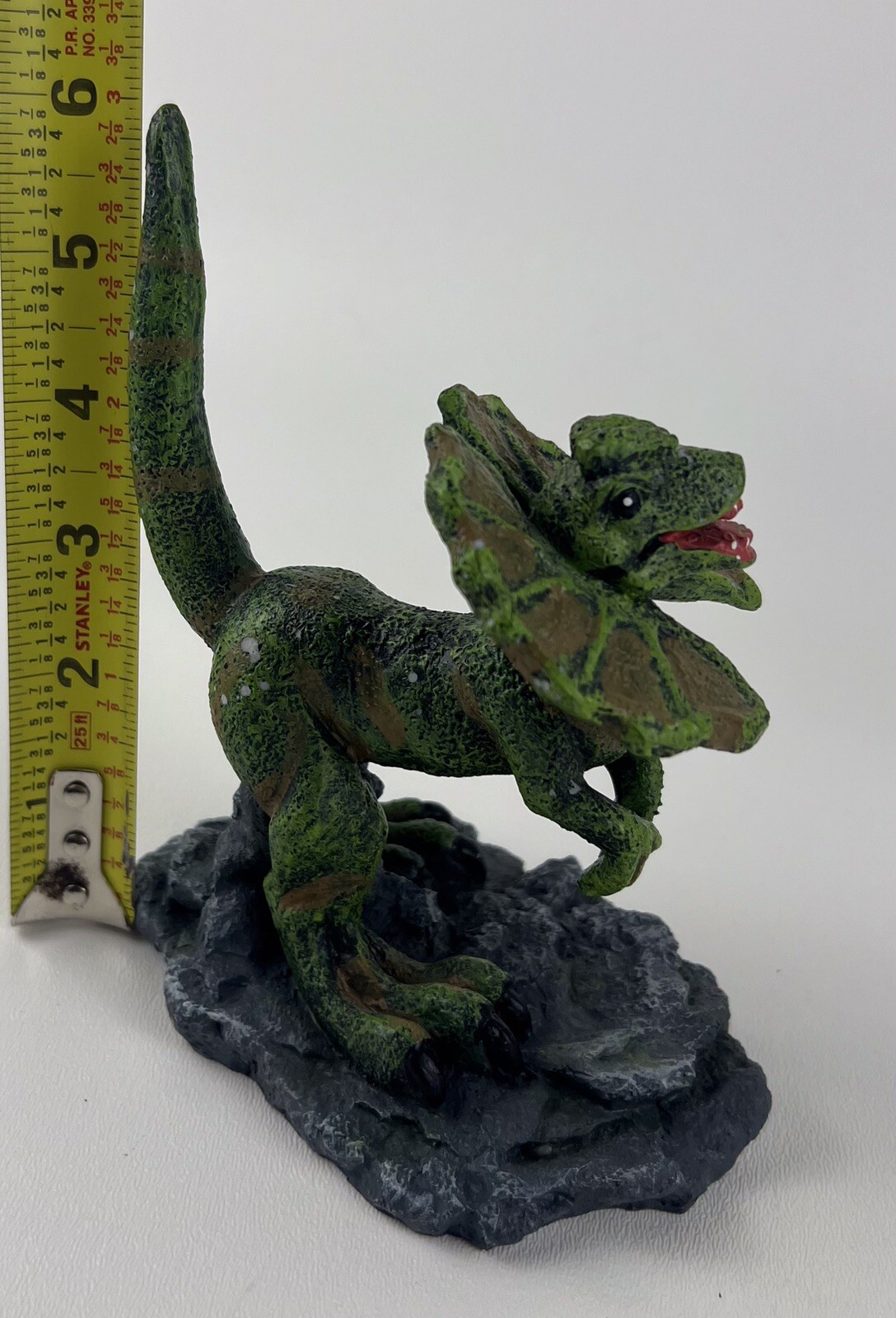 Dilophosaurus Dinosaur Figurine Model Realistic Figure