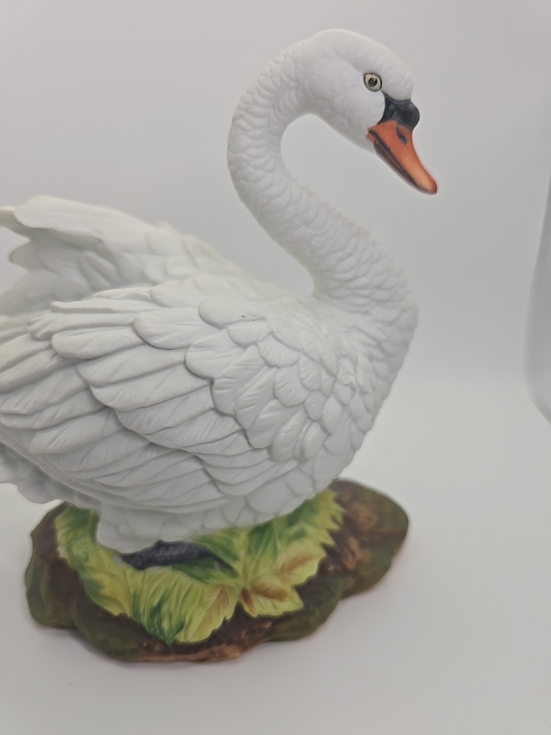MUTE SWAN Figurine Andrea by Sadek 6 3/4″ Tall #9617 Cottagecore Farmhouse Cute