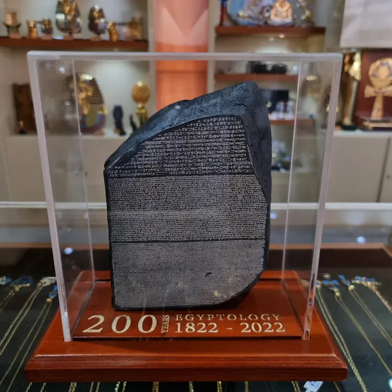 Celebrating 200 Years of Egyptology! Limited Edition Rosetta Stone Replica.