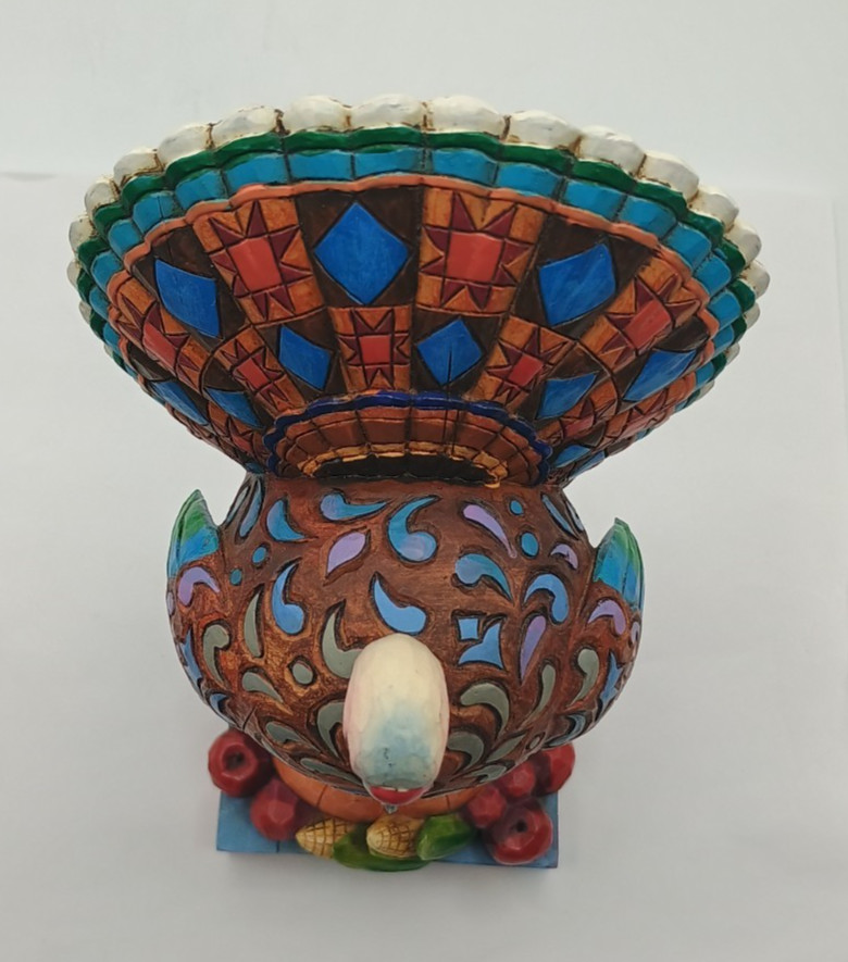 Vintage Jim Shore Tom a’ Plenty 4007979 Turkey Figurine Thanksgiving Harvest