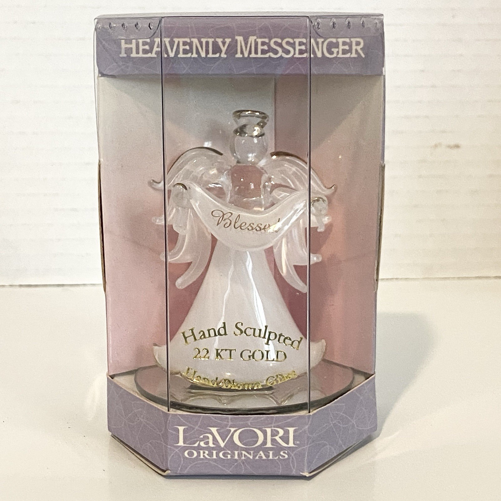 Lavori Heavenly Messenger Angel Glass Ornament