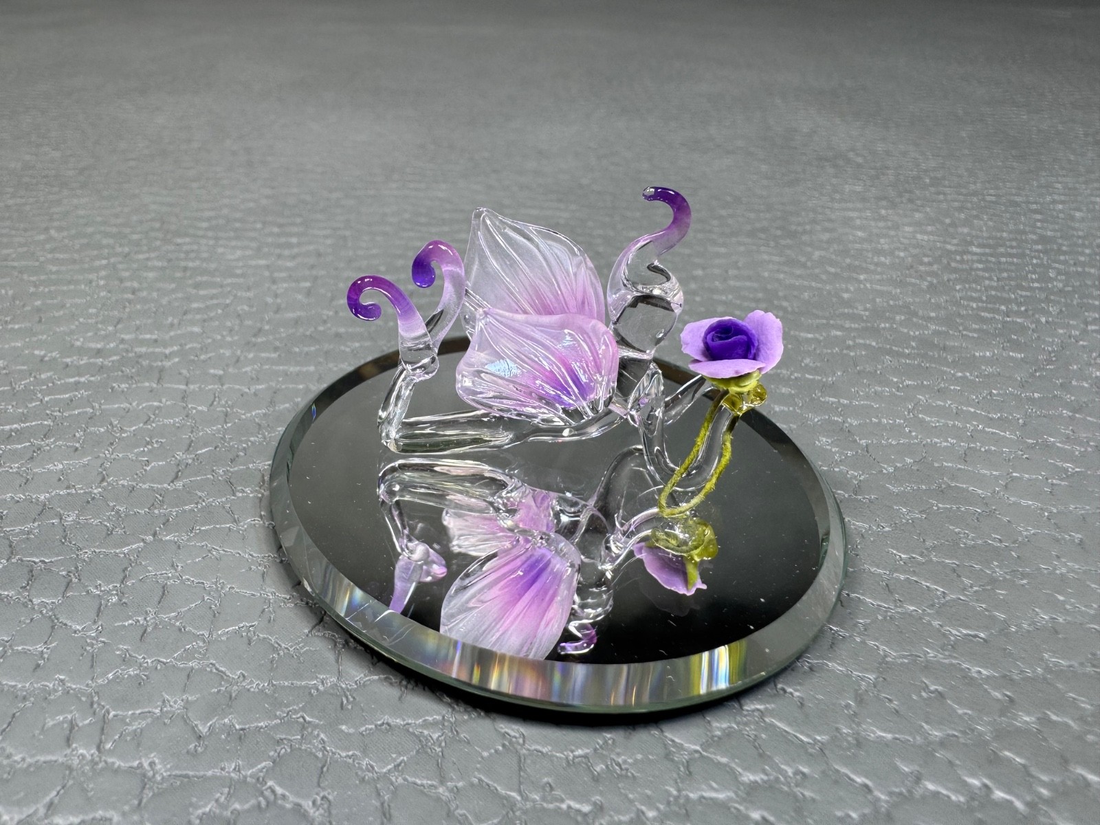 Collection of 9 Miniature Crystal Figurines