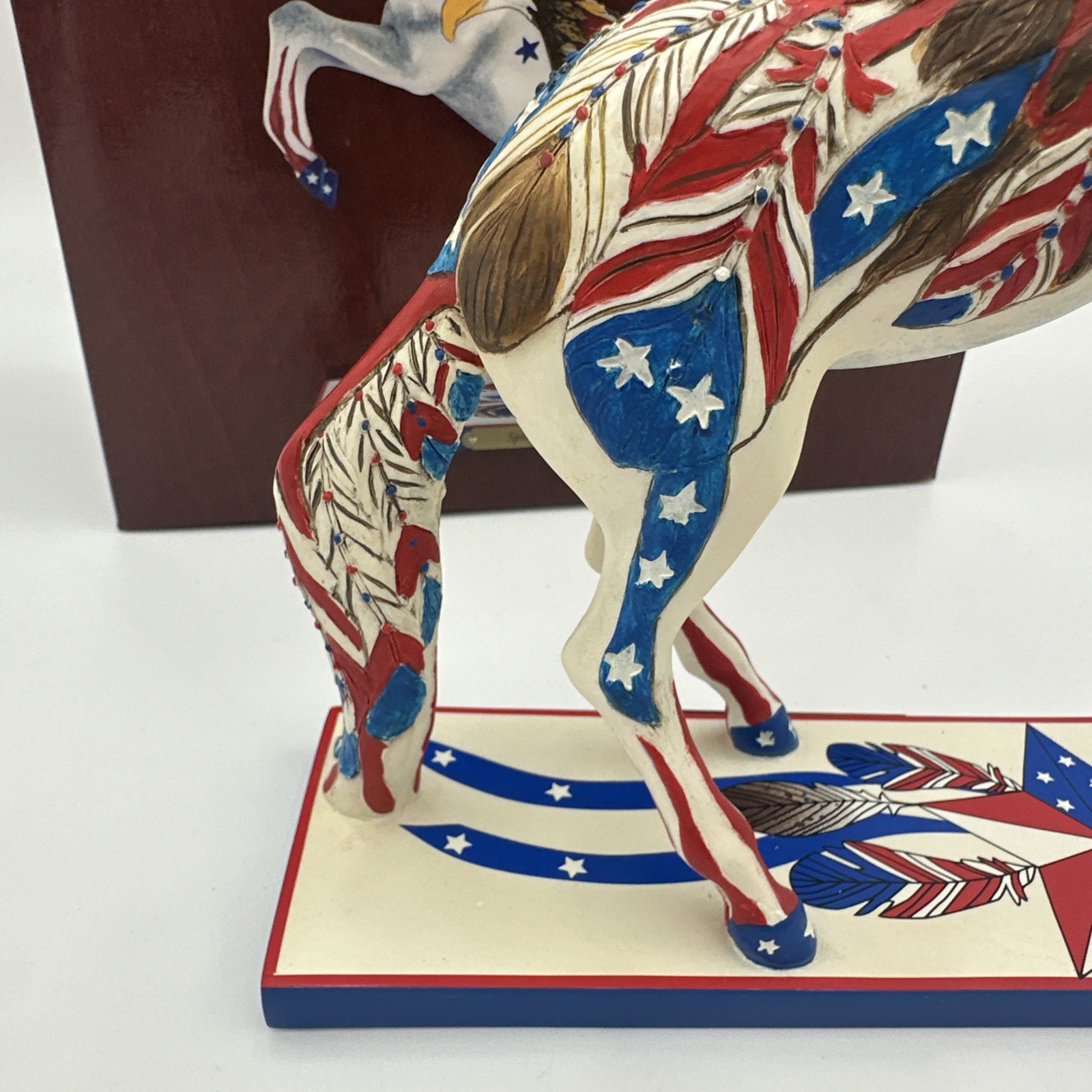 Trail of Painted Ponies “Spirit of Freedom” Lynn Bean Patriotic Horse RETIRED