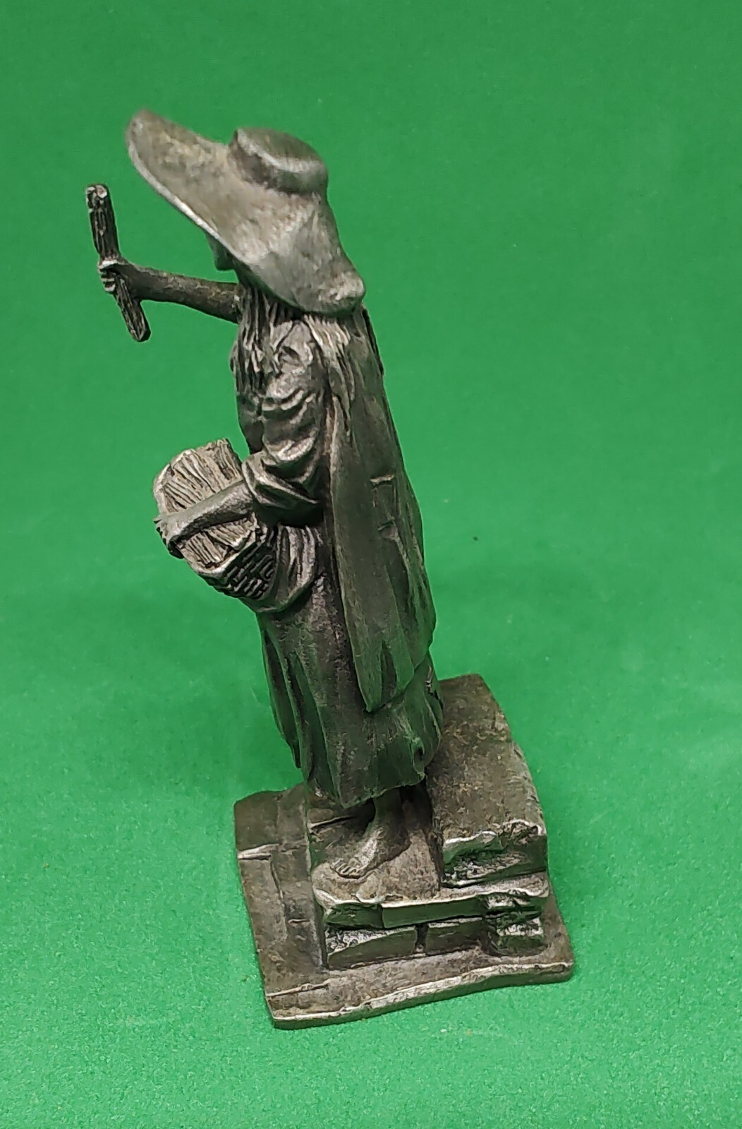 Ron Hinote Pewter The Match Girl – Franklin Mint Colonial Peddler Series 1980