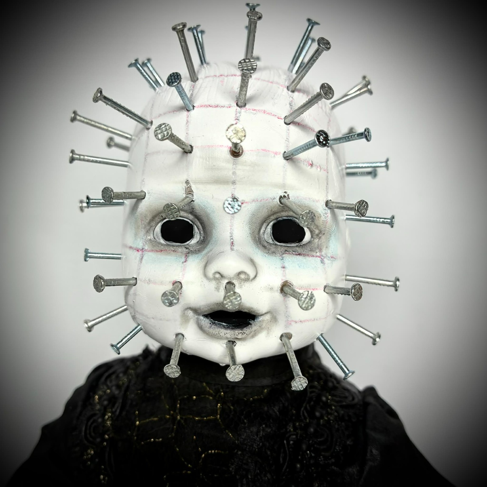 Hellraiser Pinhead Horror Movie Character Doll #74 Erika’s Emporium 13″ SMALL
