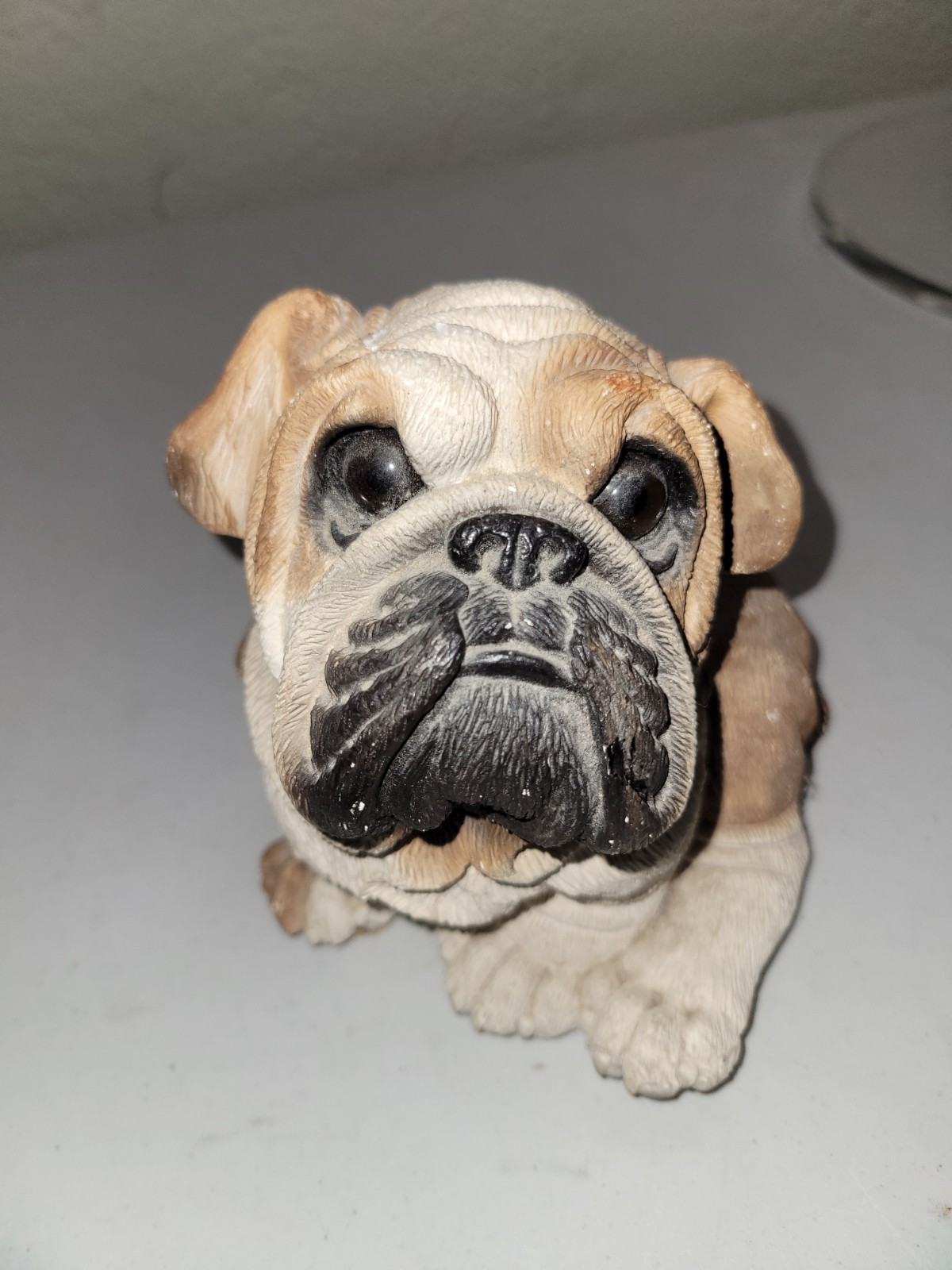 VTG 1984 Classic Critters Bulldog Dog Sitting Ceramic Figure