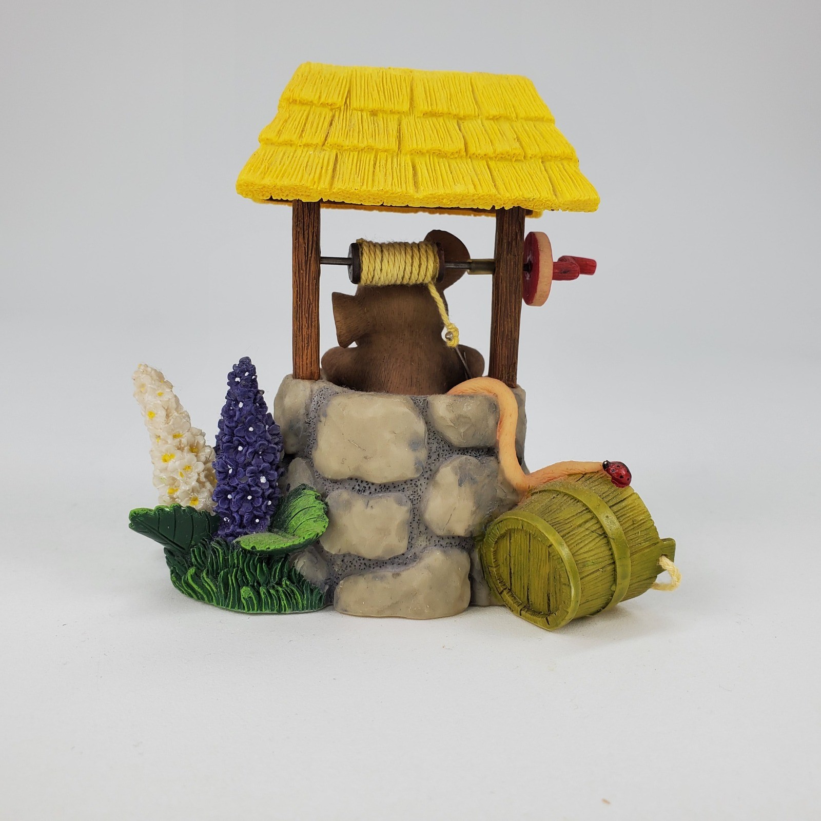 Charming Tails Fitz and Floyd Mouse Wishing Well Figurine 84/141 Handcrafted