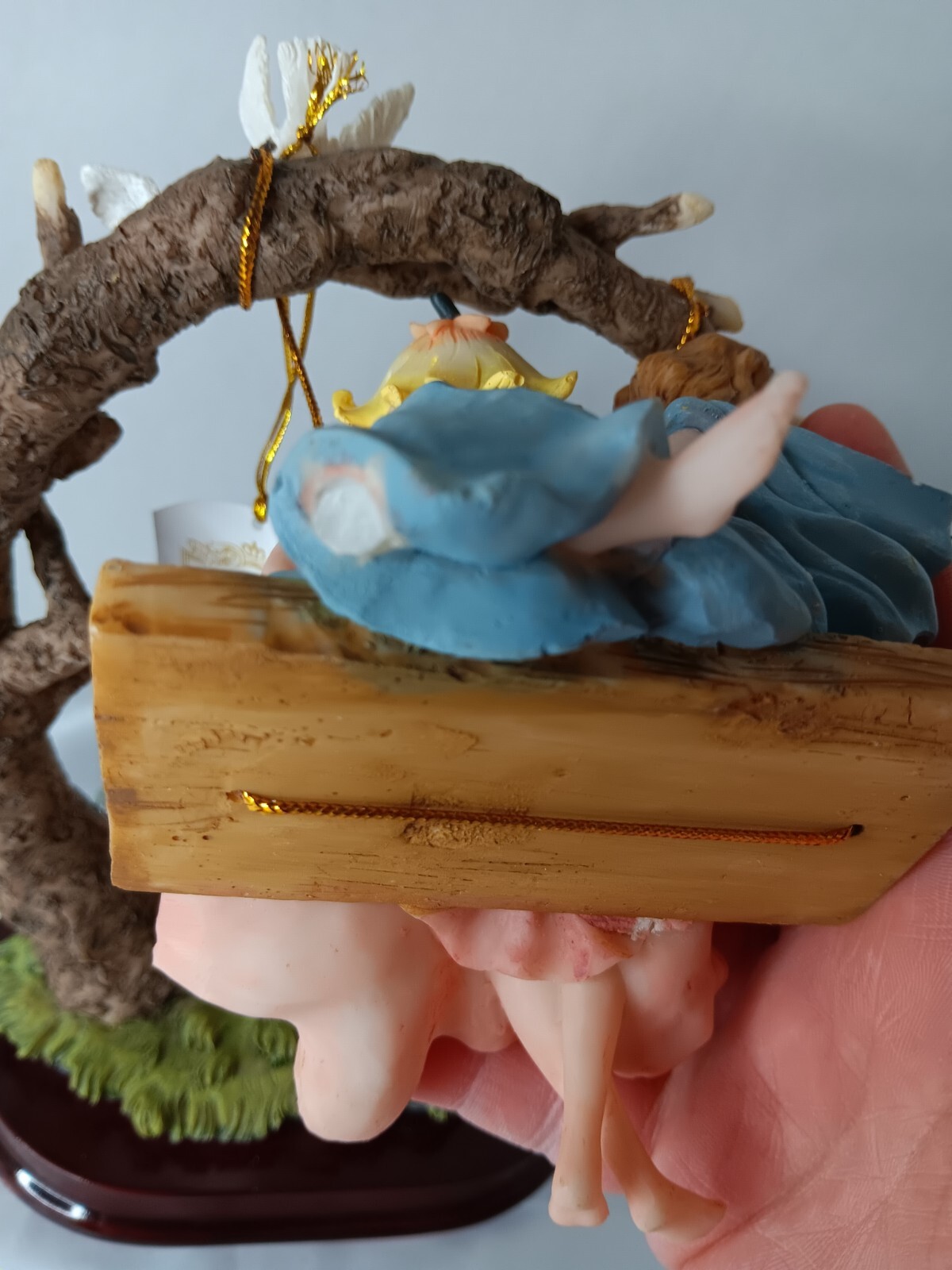 Giovanni Collection Boy & Girl on a Tree Swing Figurine