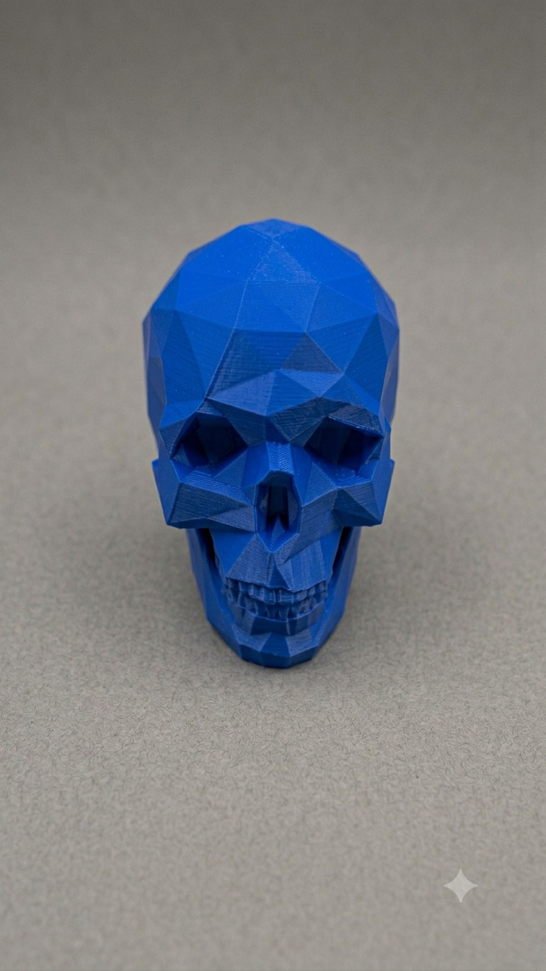 3d printed skull- READ DESCRIPTION