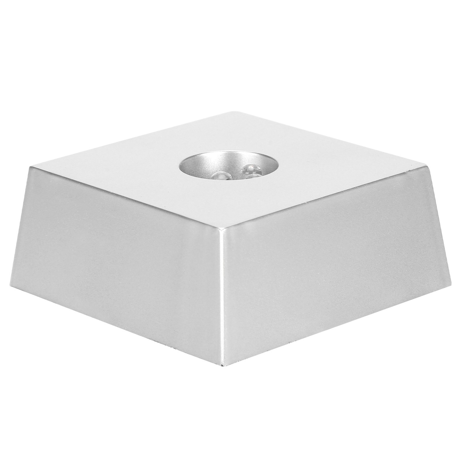 1 Small Trapezoidal LED Light Base Colorful Display Stand For Crystals