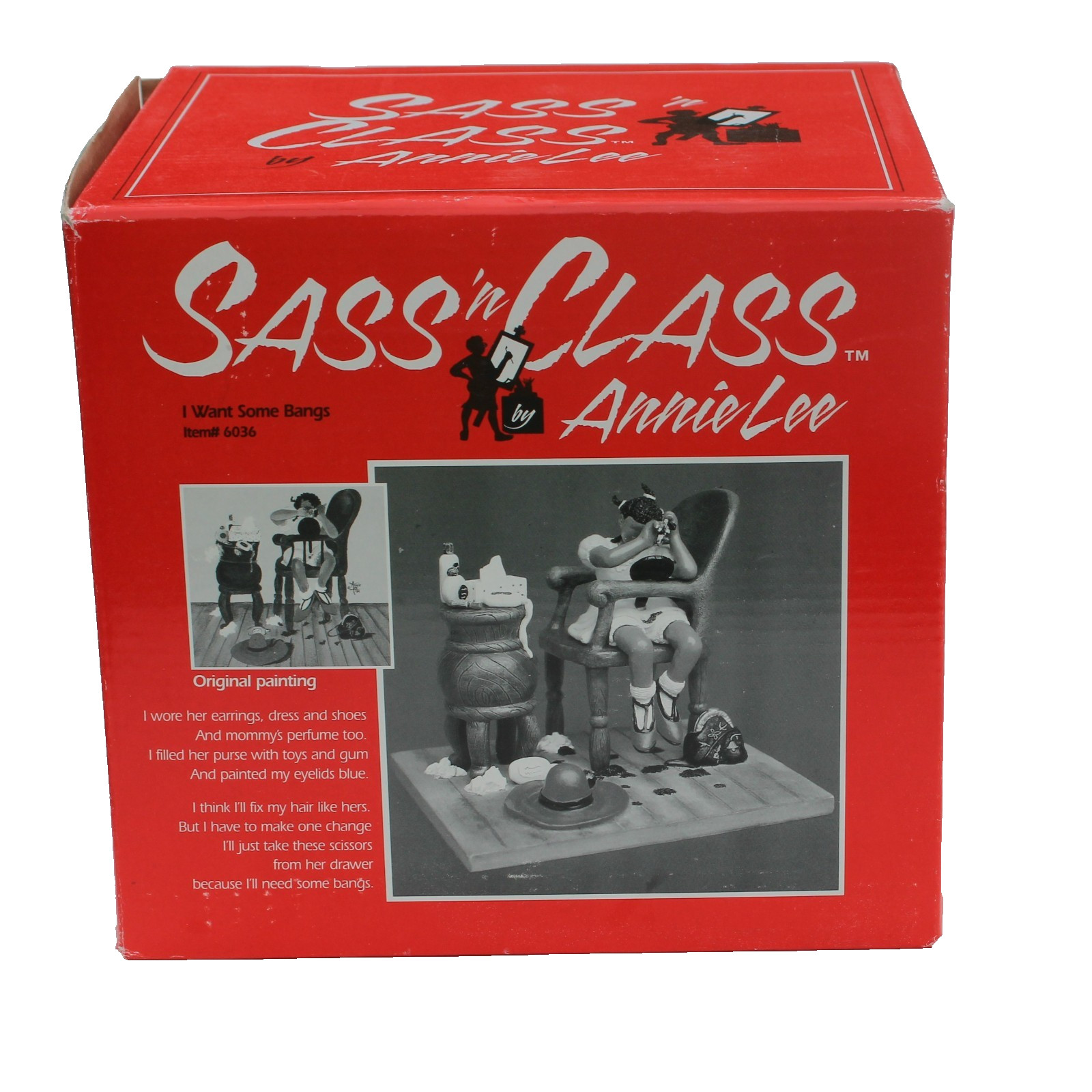 Vintage Sass n’ Class Annie Lee I Want Some Bangs Figure w/box #6036