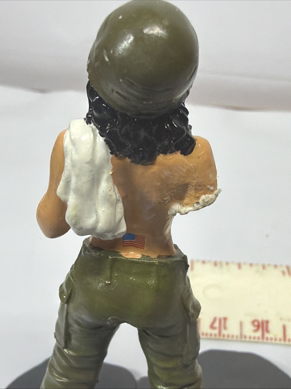 Phoenix Model Developments Adult BX 29 Soldier Machine Gun Girl 1986 Painted
