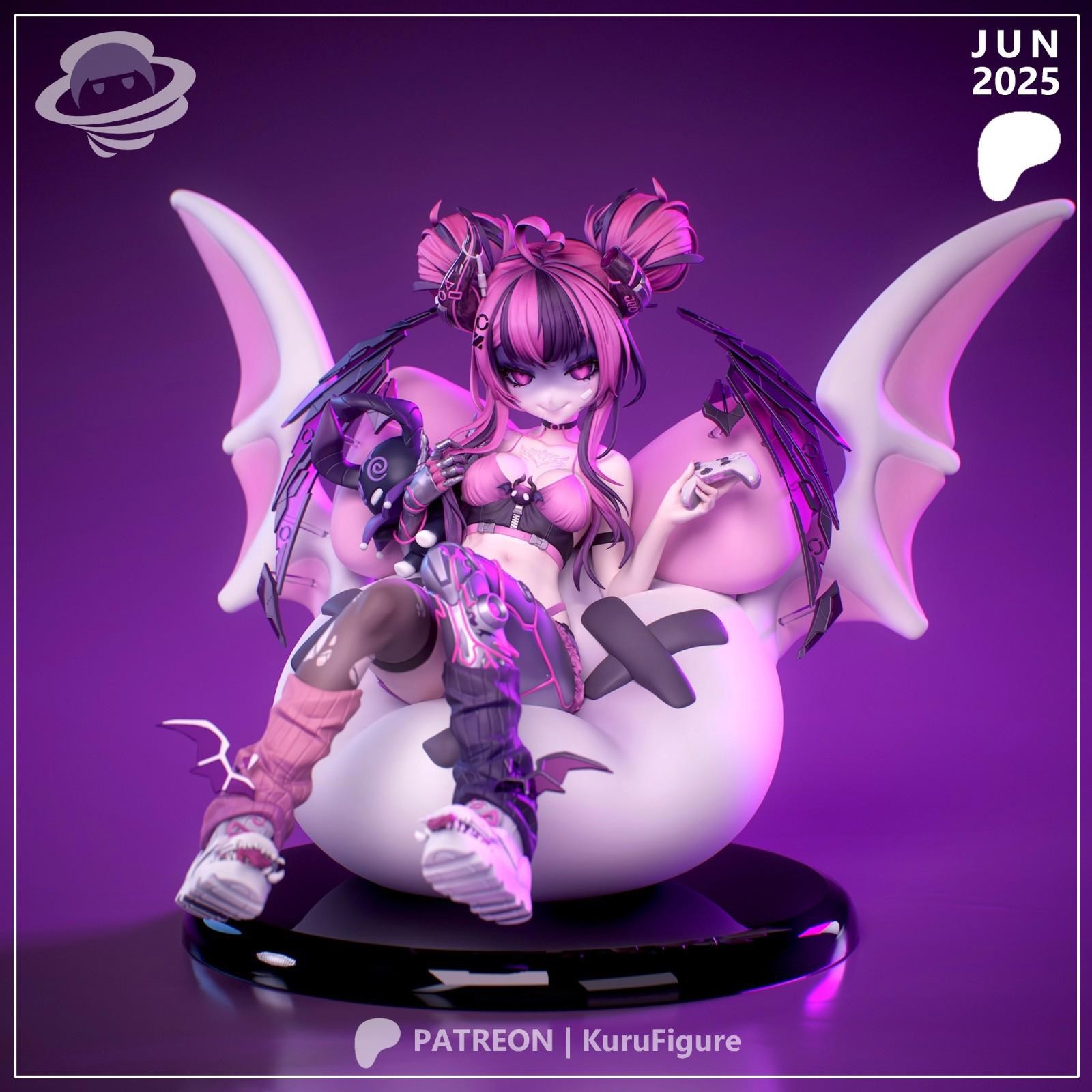 Ironmouse Garage Kit | VTuber Anime Figure | 1:8 Resin Fan Art by Kurufigure