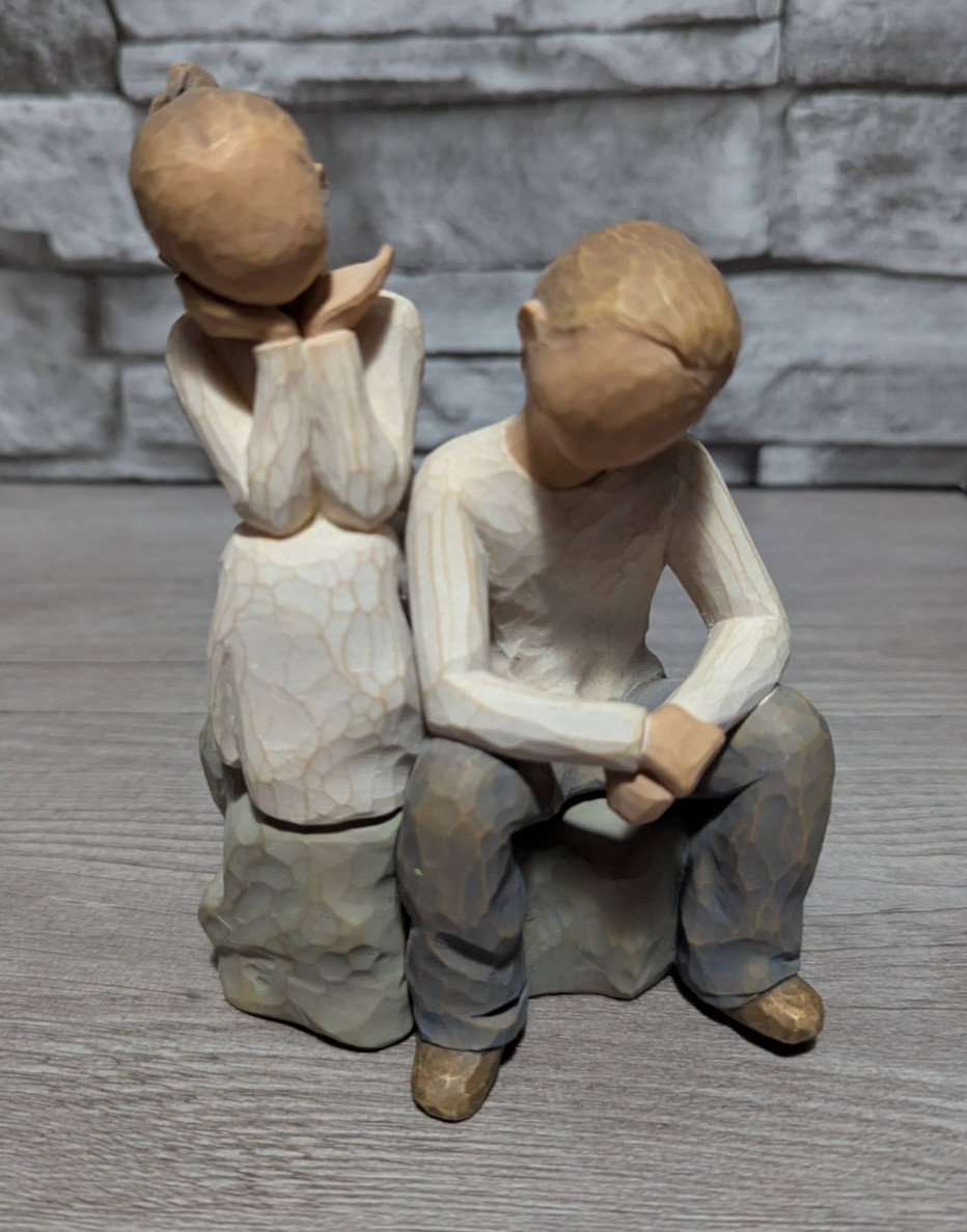 Willow Tree Brother and Sister By My Side Figurine #26187 Susan Lordi Sculpture
