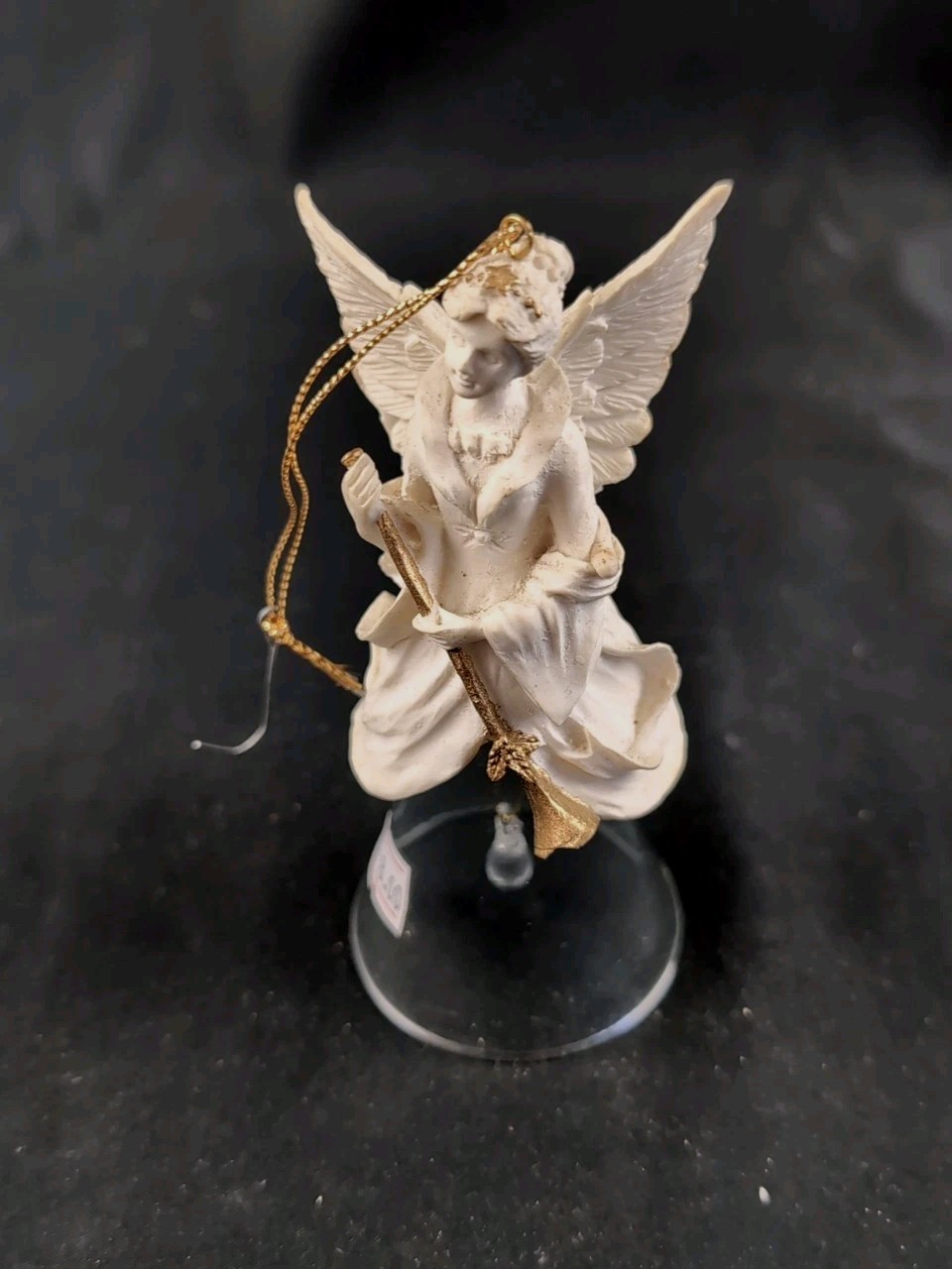 (Lot of 9) Angel Figurines, Various Brands and Sizes. 2.5″ to 8.5″ Tall