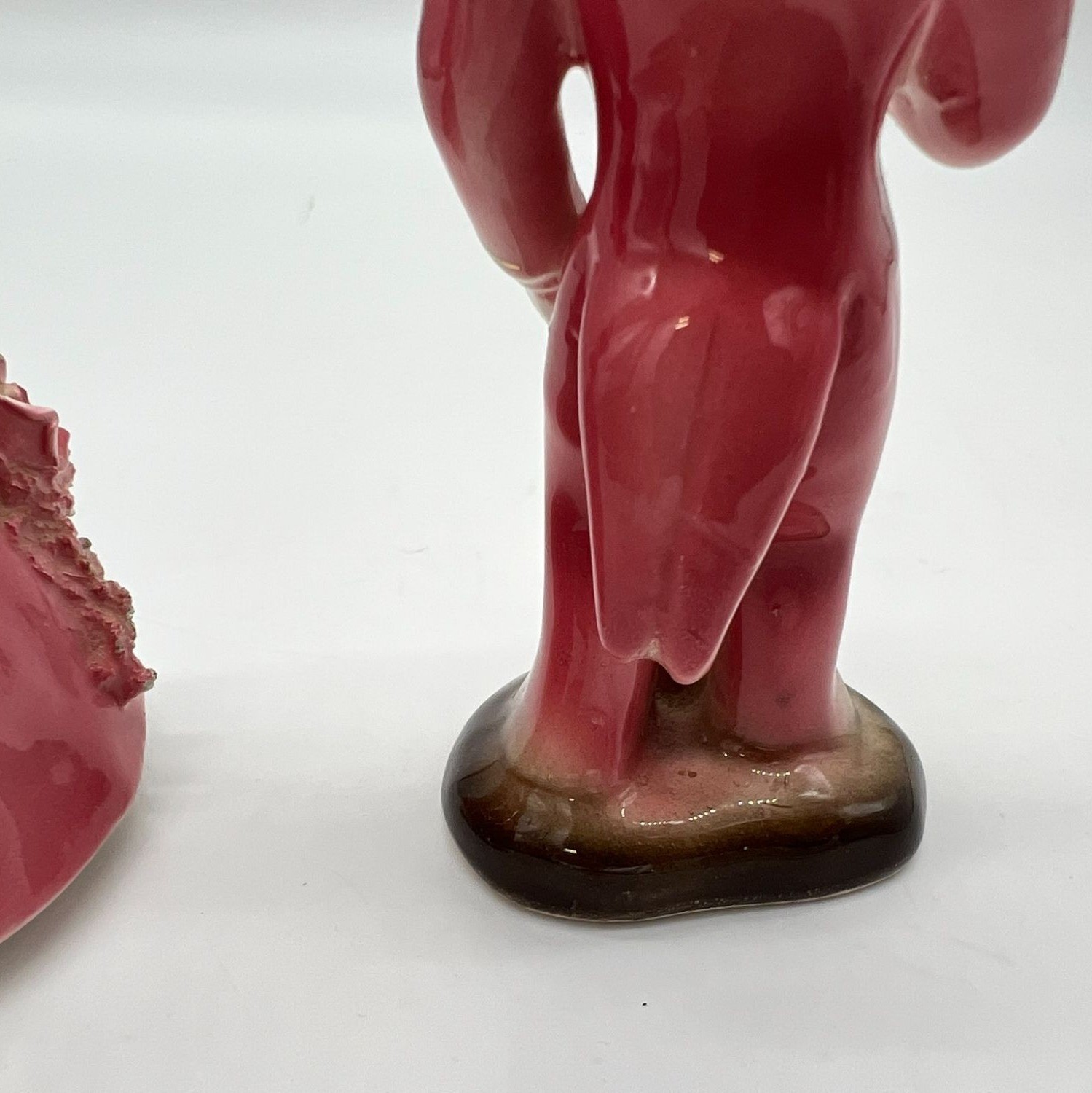 Lot Of 2 Vintage Mid-Century Ceramic Decorative Figurines Romantic Couple Pair