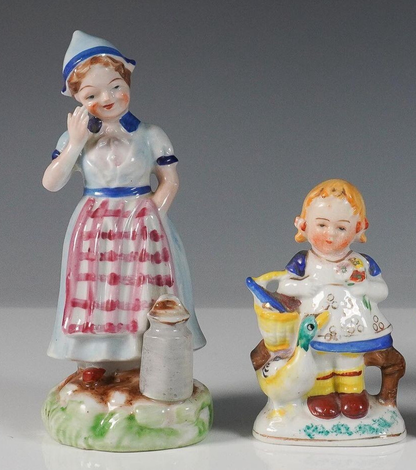 Lot of 4 Porcelain-Occupied Japan children-including Country Life