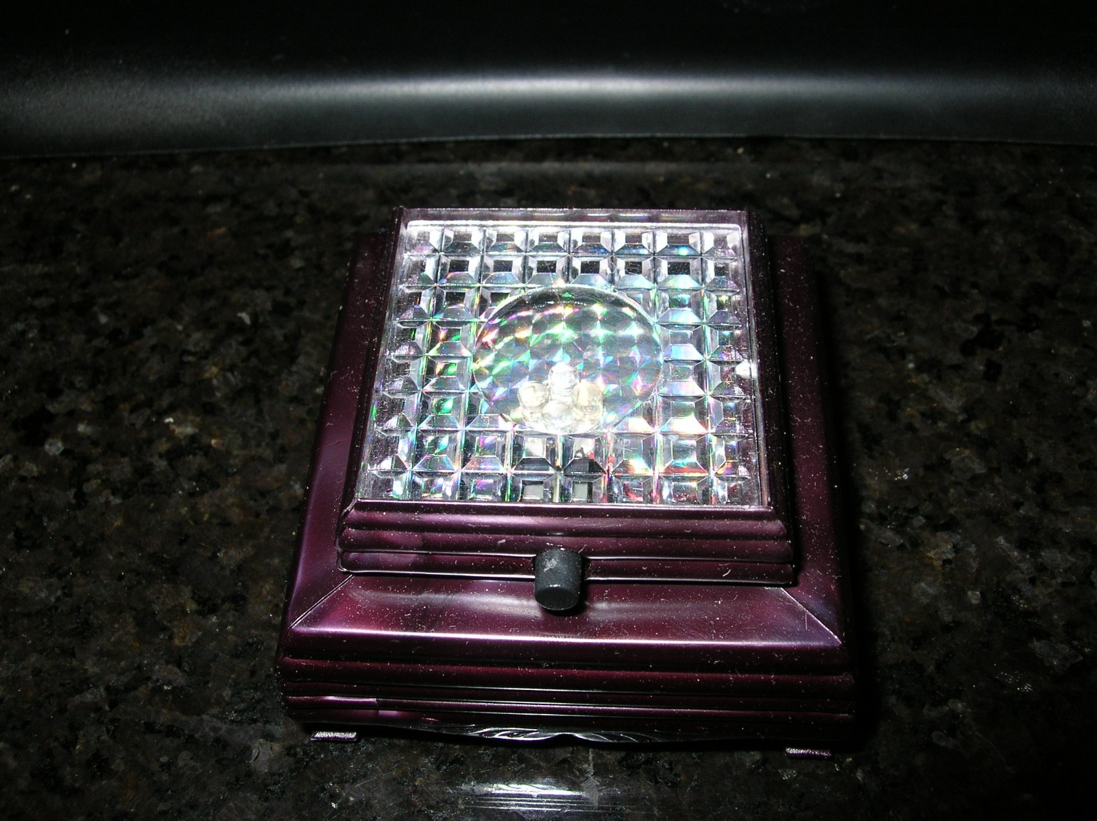 3 Inch Square LED Colored Display Stand Has Four LED’s RED AMBER BLUE GREEN
