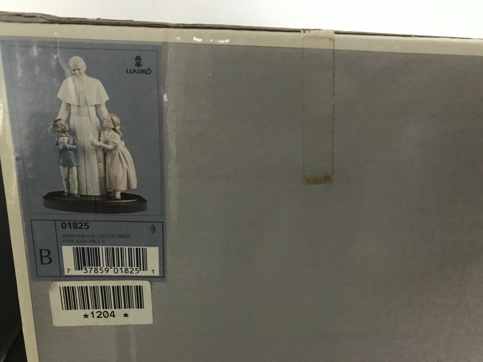 Lladro 1825 Pope John Paul II Signed with Box