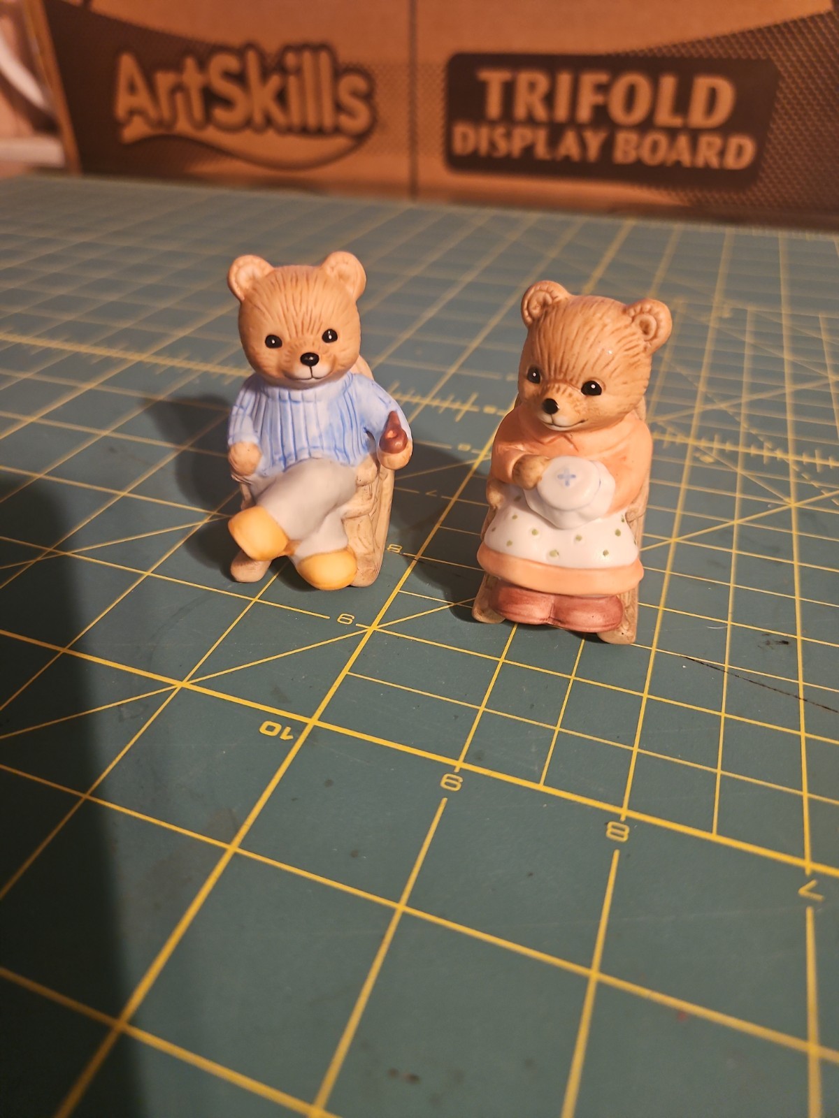 Homco Grandparent Teddy Bears