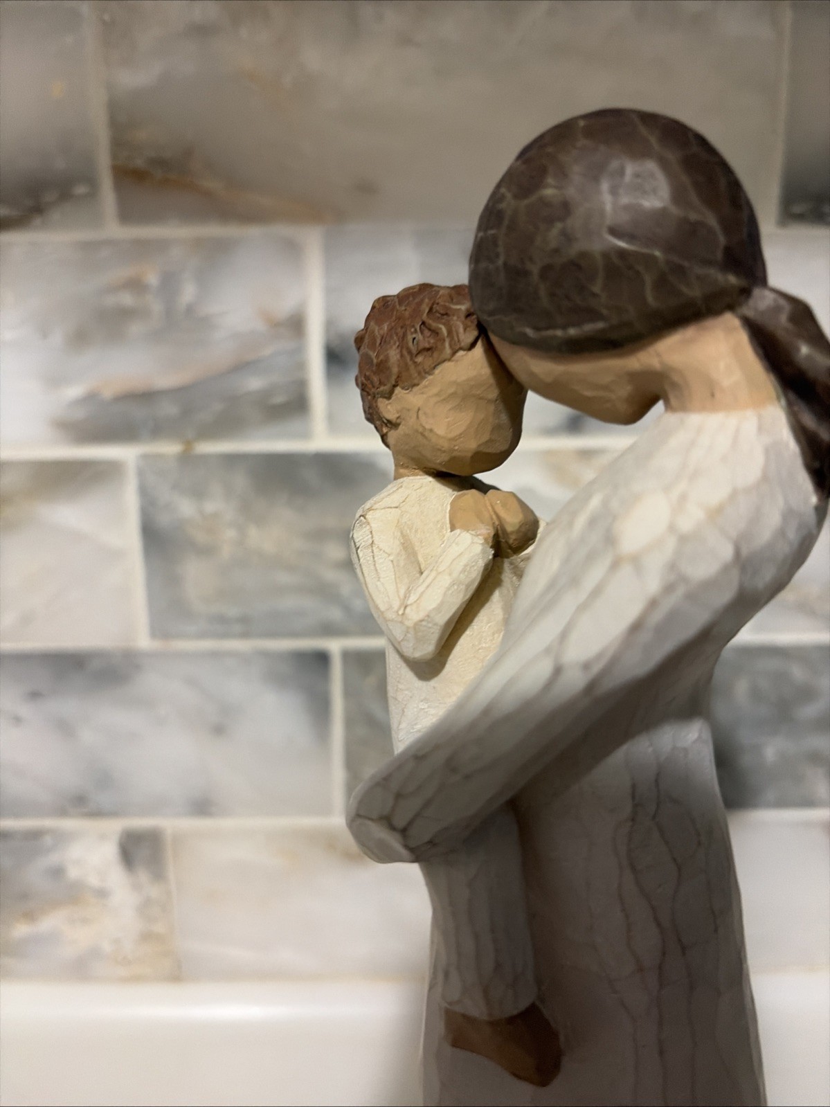 Willow Tree Demdaco Tenderness Figurine 8.5″ Susan Lordi 2001 Mother Child
