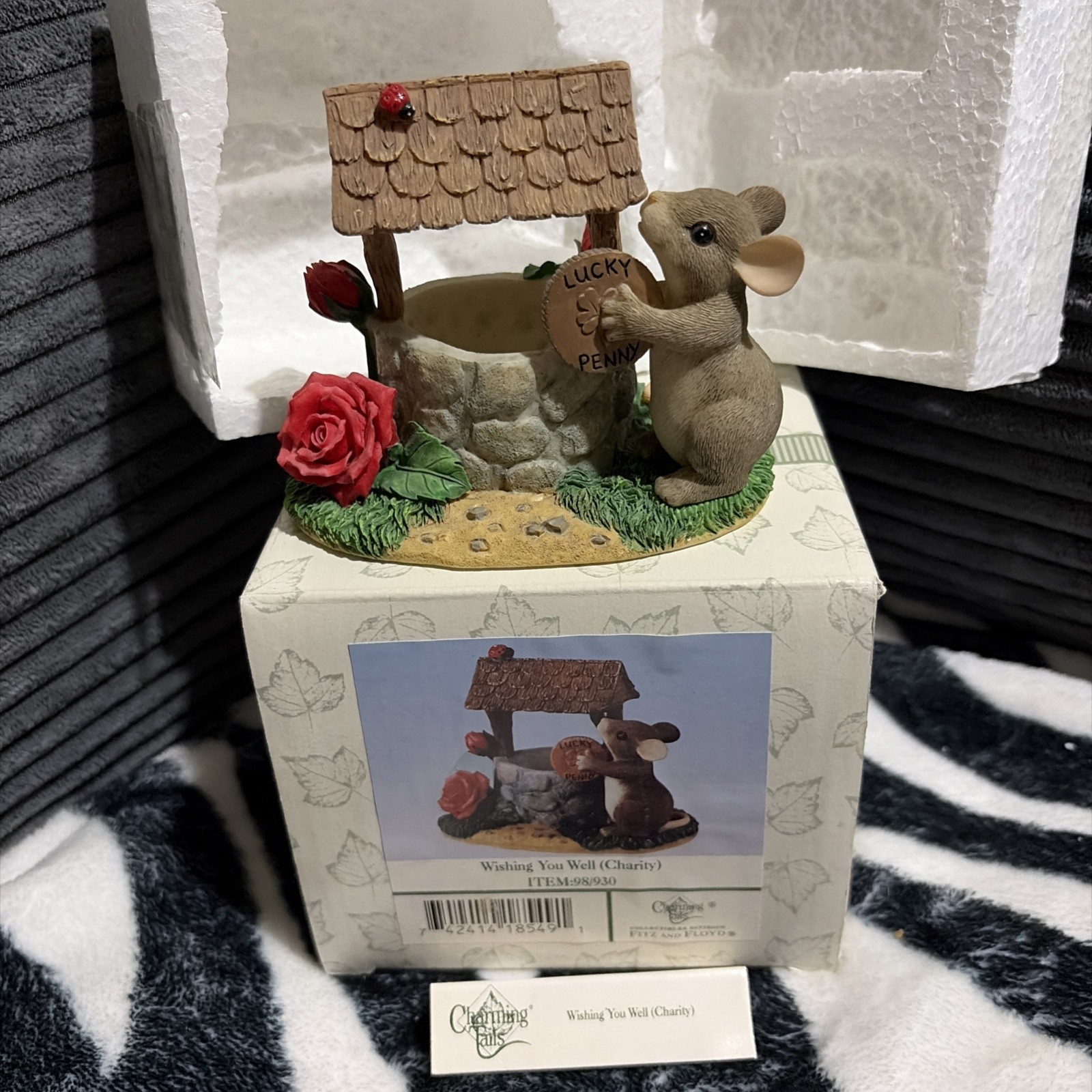 Charming Tails Wishing You Well (Charity) Special Edition MIB Figurine #98/930