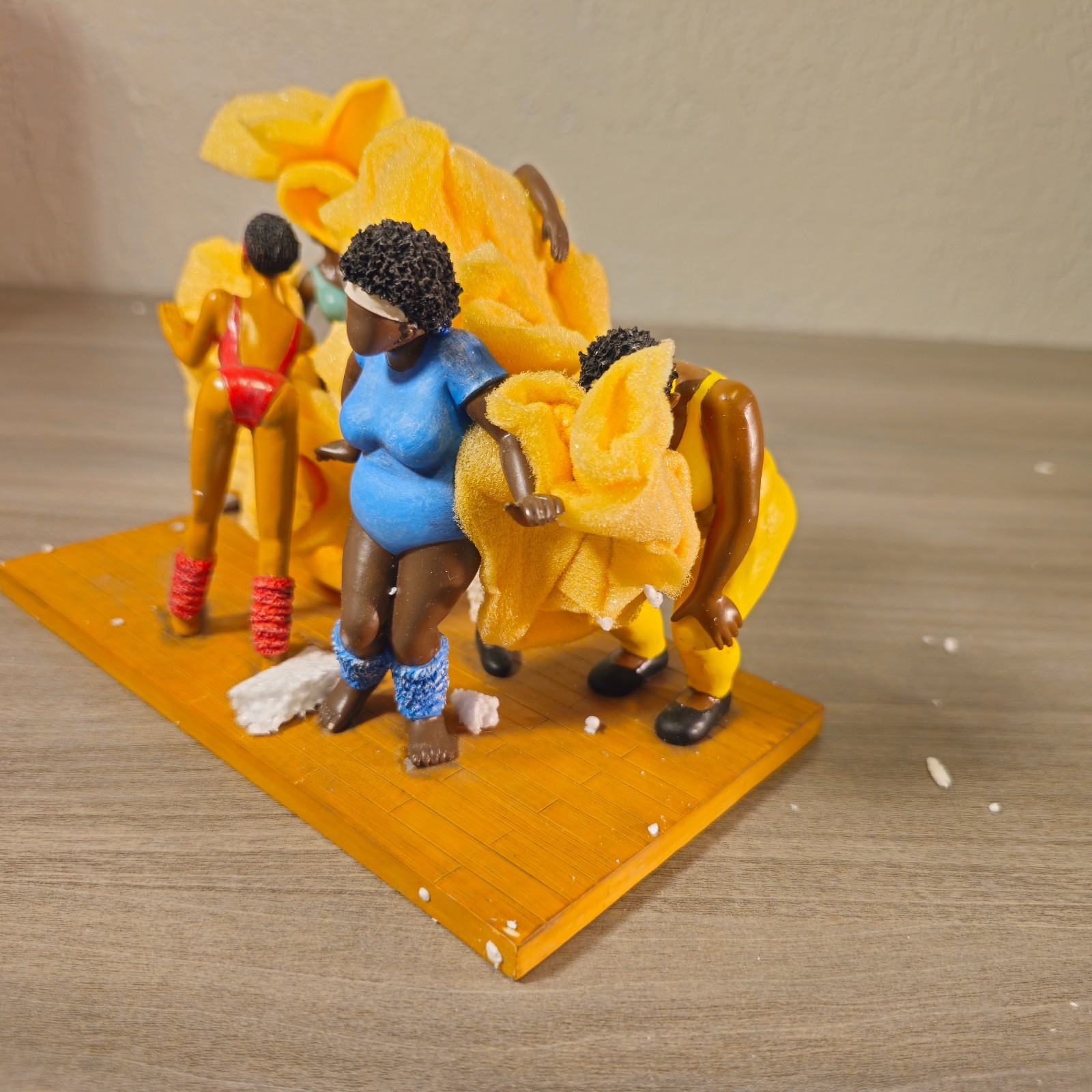 Vintage Annie Lee STRETCH ONE & TWO Sass n Class African American Figurine
