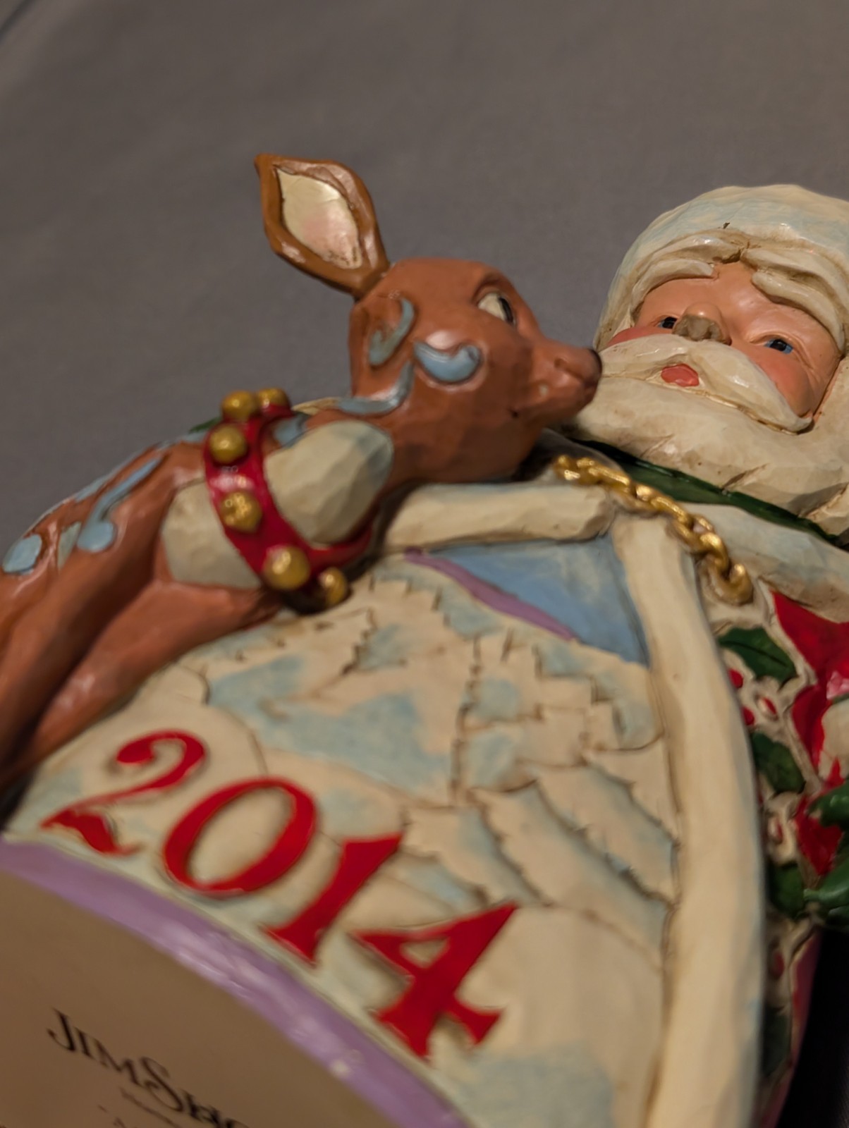 Jim Shore Heartwood Creek 4044513 A Season So Deer Santa with whitetail deer