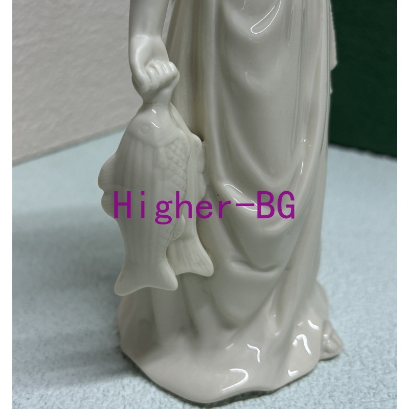 1pcs Lenox Firsy Blessing Nativity Fisherman 8.7inch DIY Ceramic
