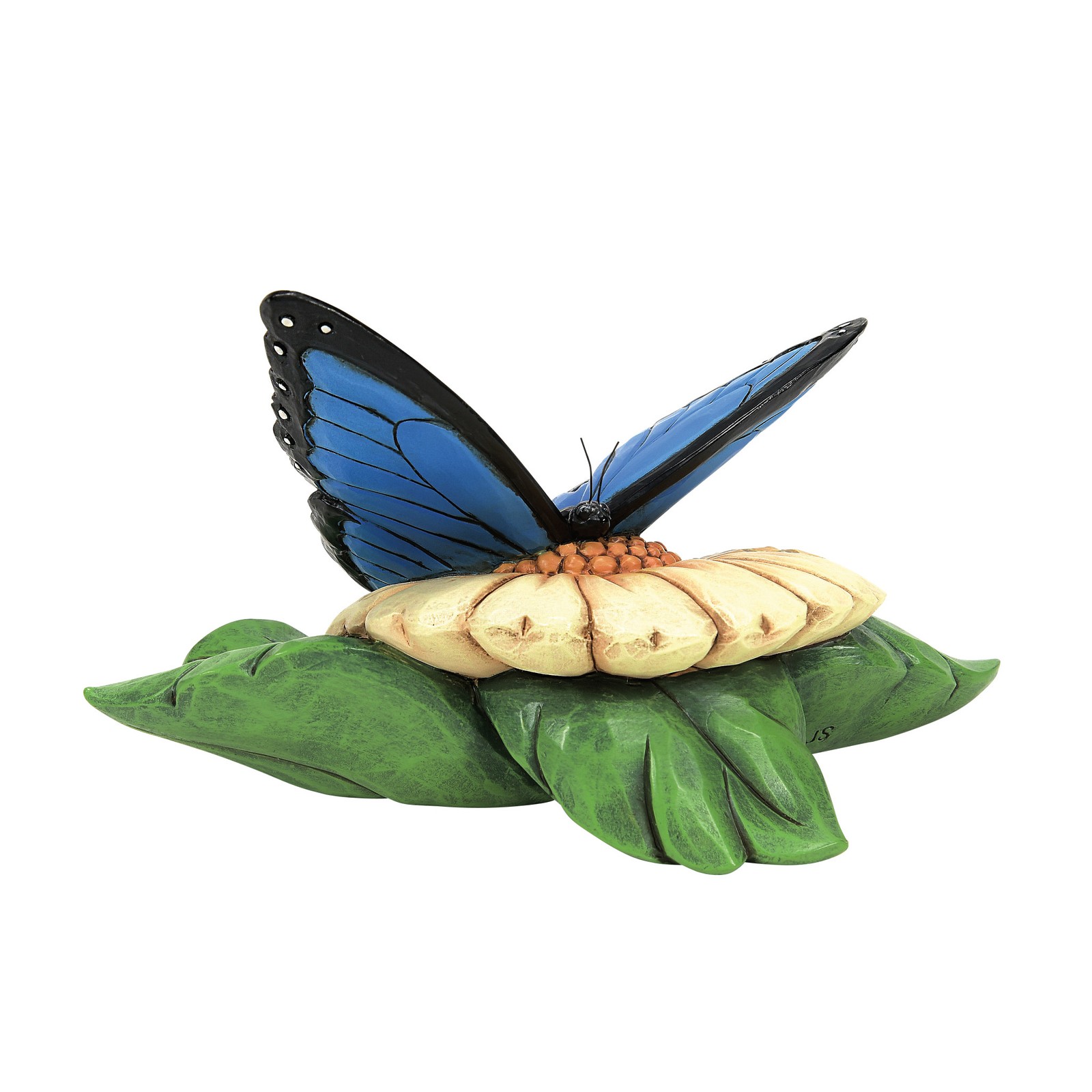 Enesco Jim Shore Heartwood Creek Blue Morpho Butterfly Mini Figurine 3 Inch