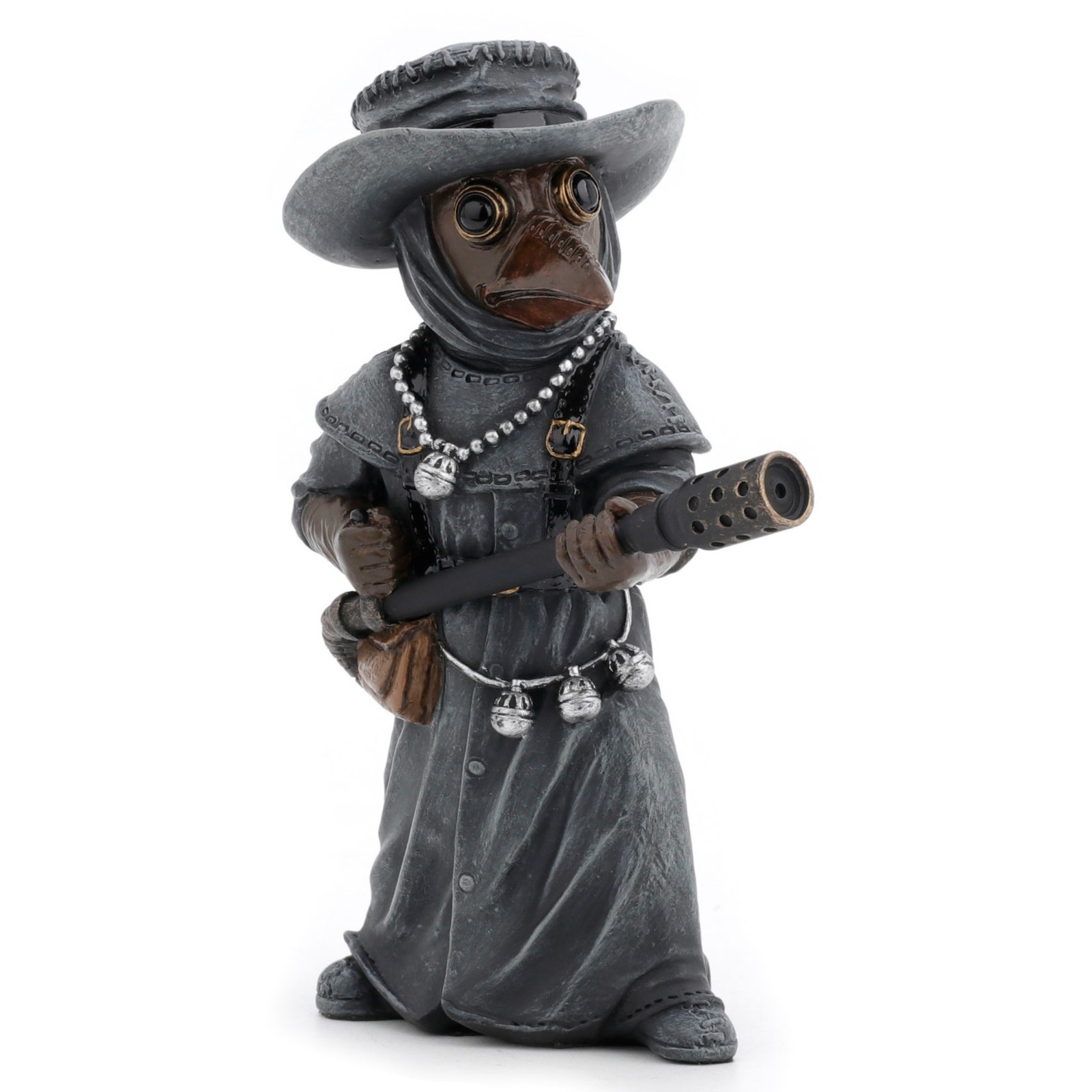 5 3/8″ Epidemia Exterminatus Plague Doctor Steampunk Resin Sculpture Figurine