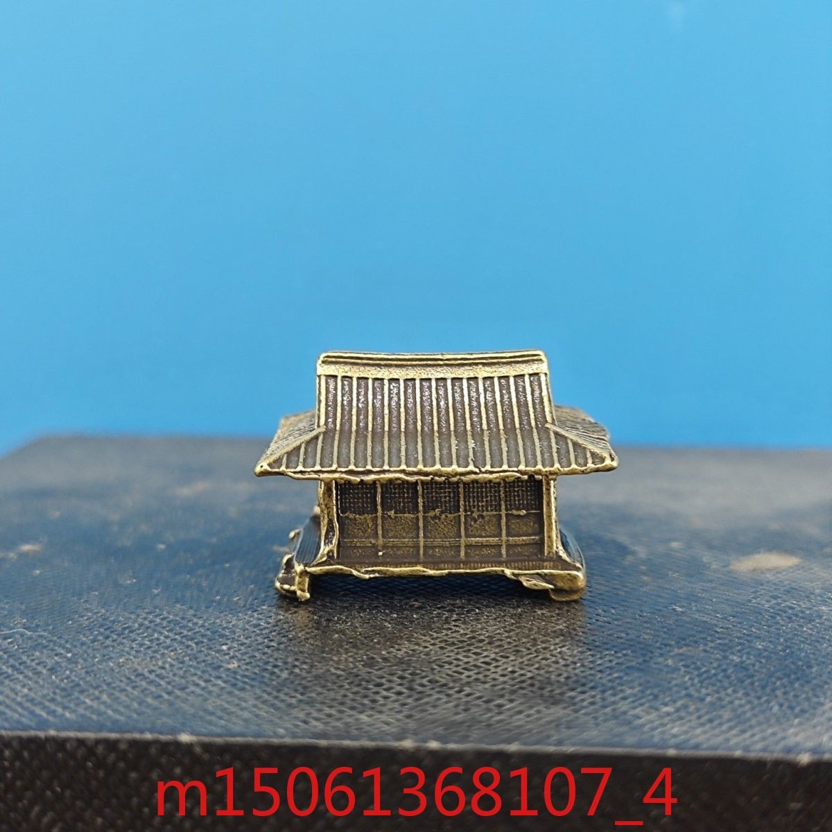 Brass Chinese Style Ancient Architecture Study Model Landscape DIY