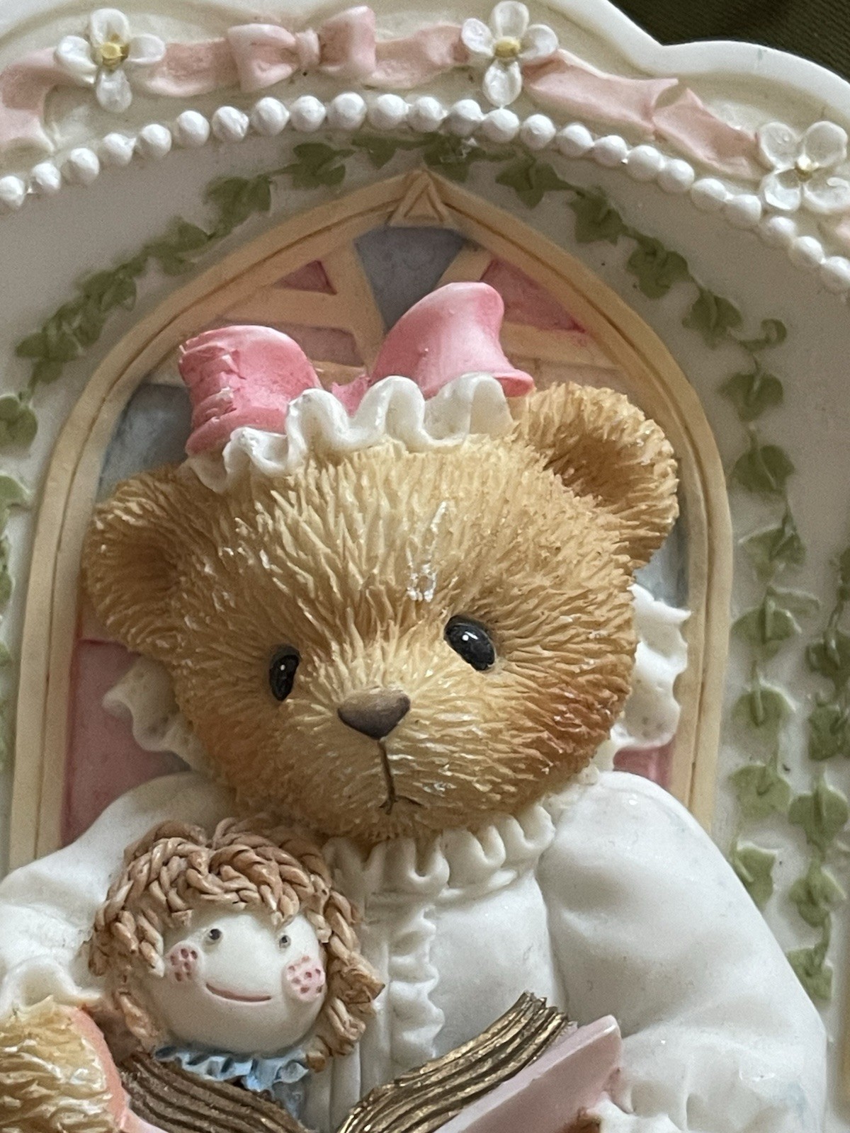 Enesco Cherished Teddies Heaven Has Blessed This Day Plaque. 1997 . 303186