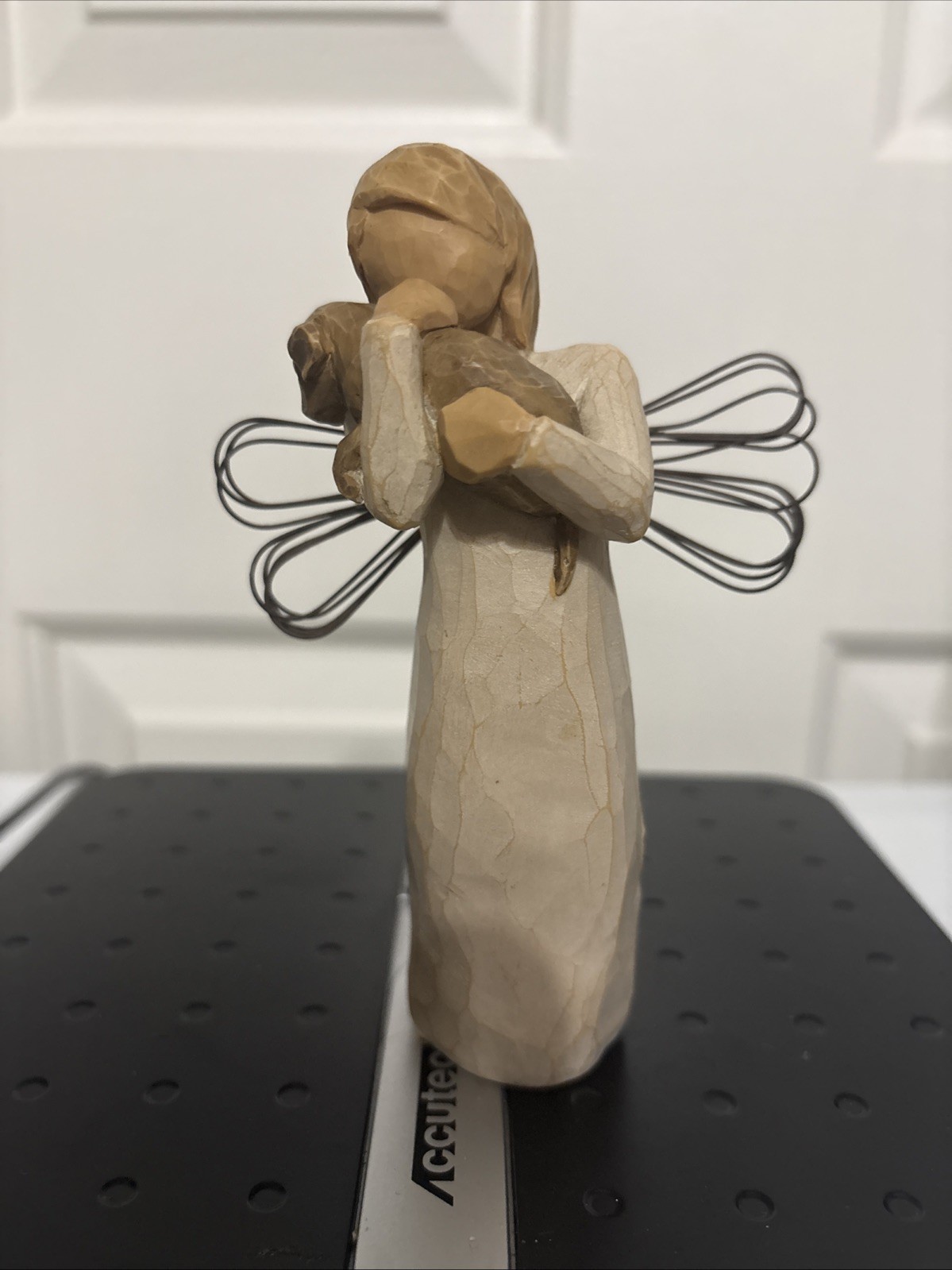 Willow Tree Angel of Friendship (26011) Girl Dog Puppy With Some Wear