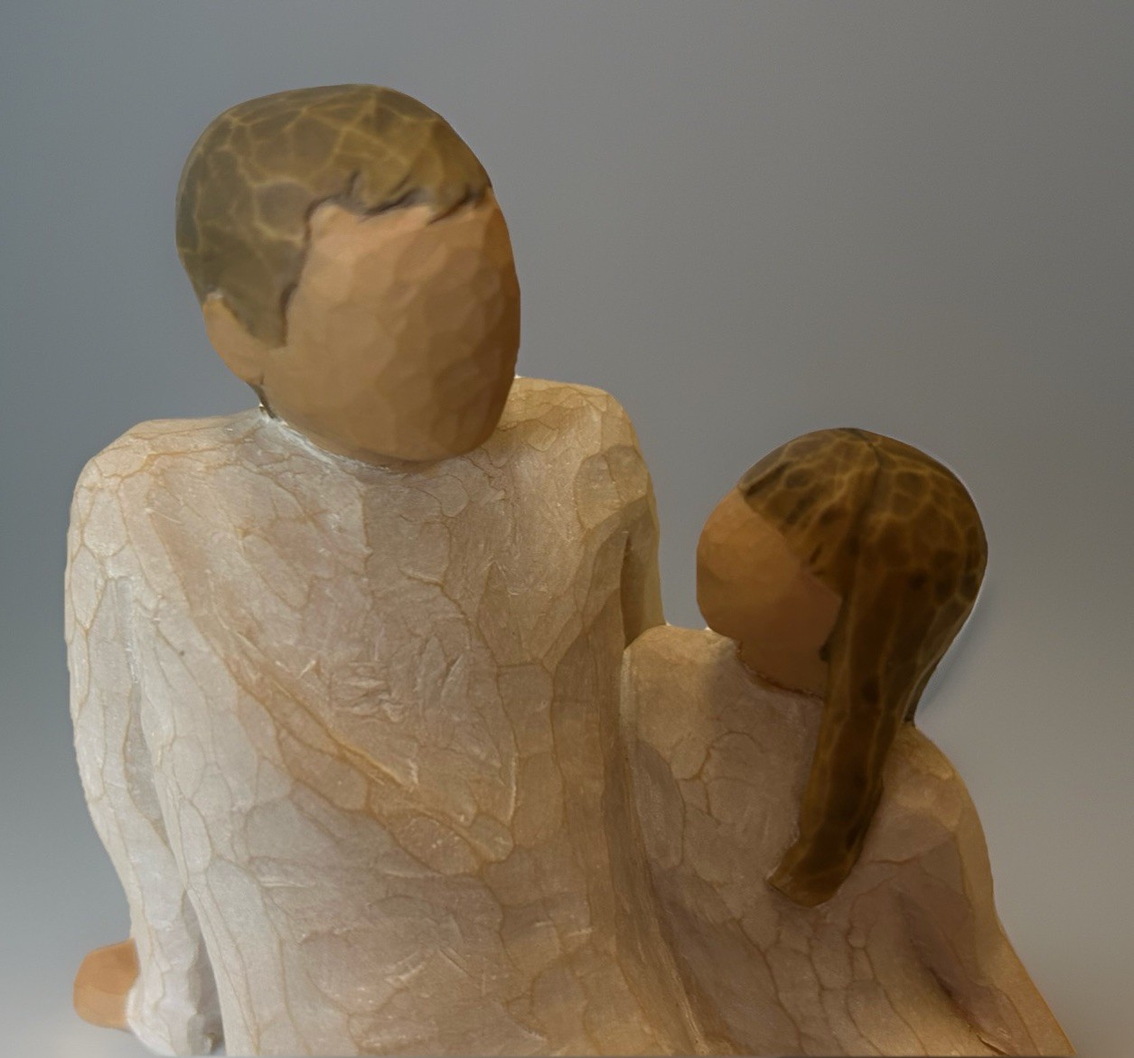 Willow Tree Figurine Demdaco by Susan Lordi 2000 “Father and Daughter” EUC