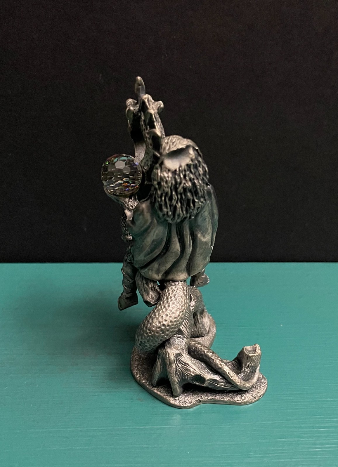 Tudor Mint WAPW Pewter Mythology Female Dragon Rider Fantasy Figurine GOT LOTR