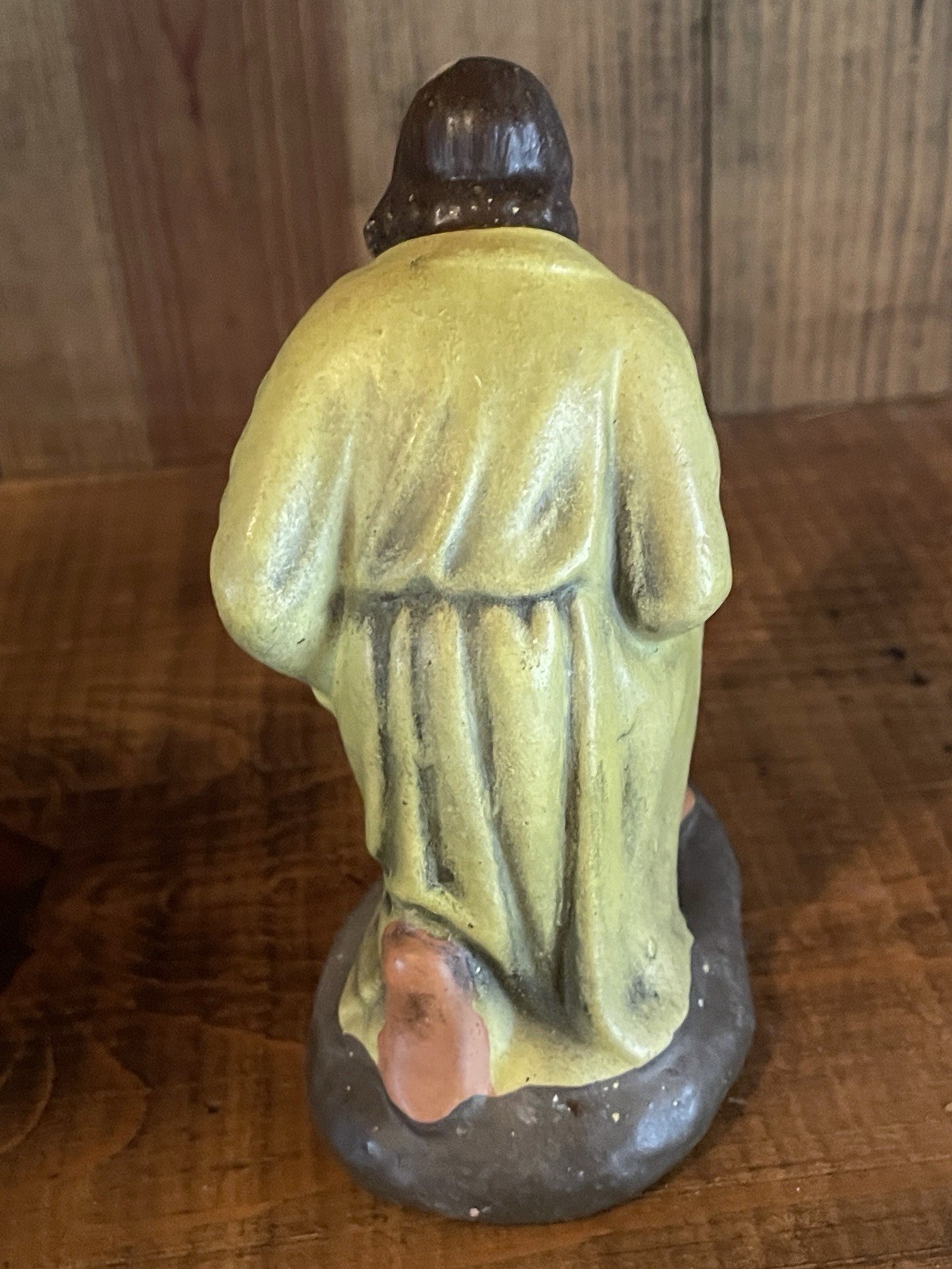 Vtg Christmas Nativity Composite Paper Mache Shepherd Boy Figure Replacement