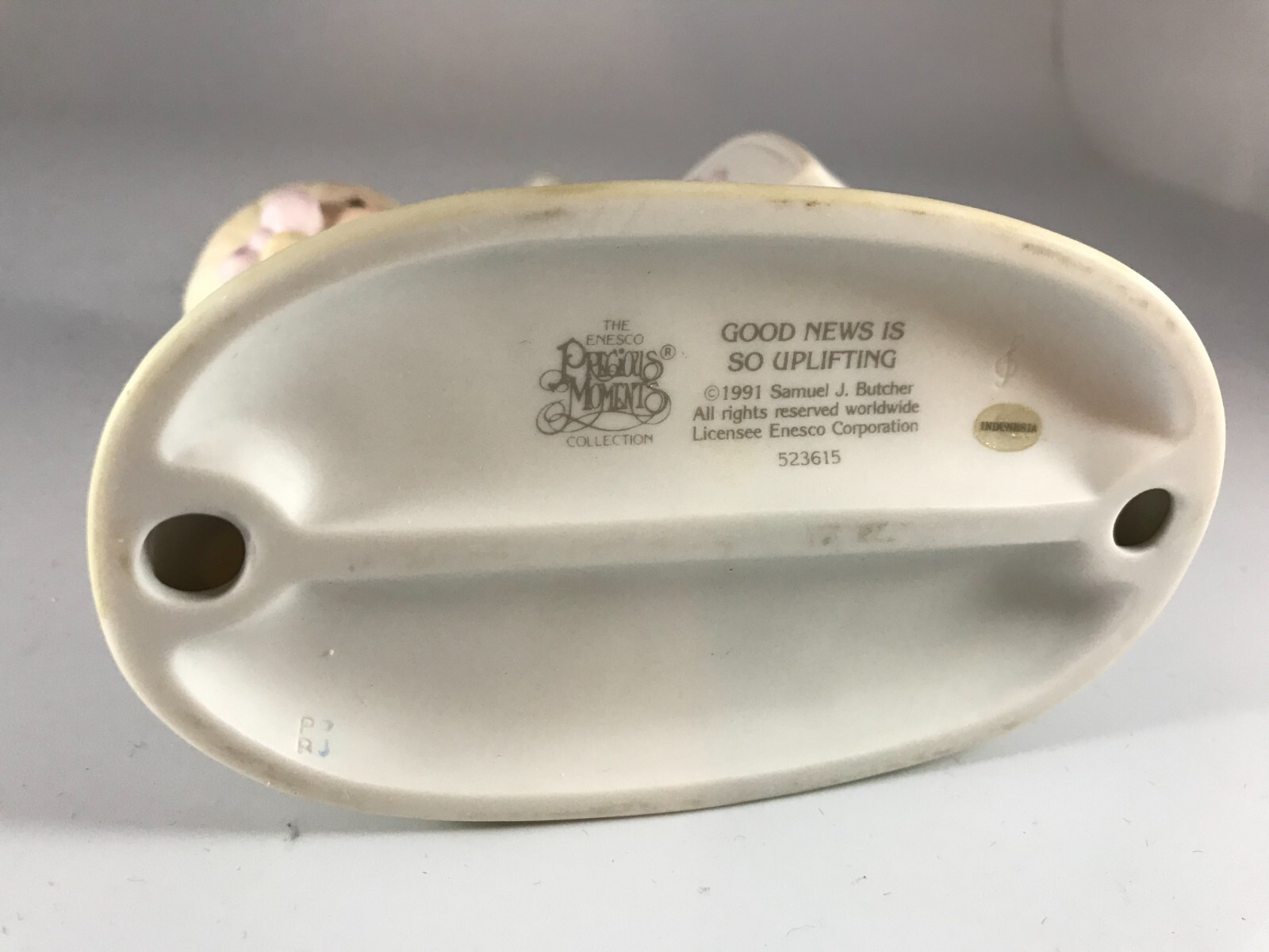 Precious Moments #523615 “Good News Is So Uplifting”, G-Clef Mark, NIB