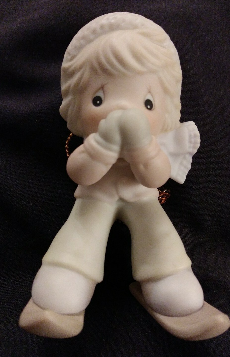 Precious Moments Ornament 1993 #528846 “So Uplifting To Have a Friend Like You”