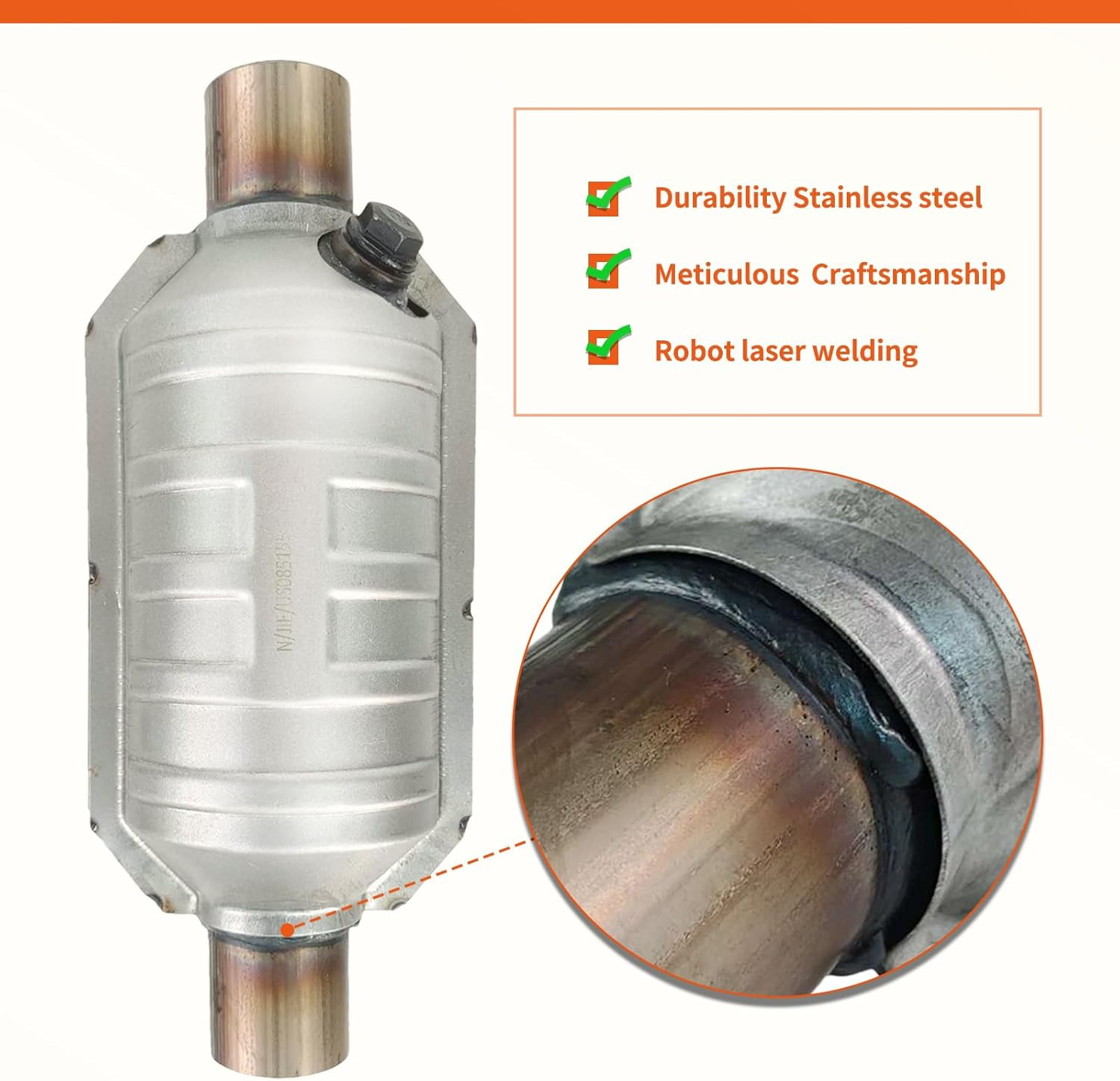 Left & Right Catalytic Converter Compatible with Front Buick Allure/Lacrosse 201