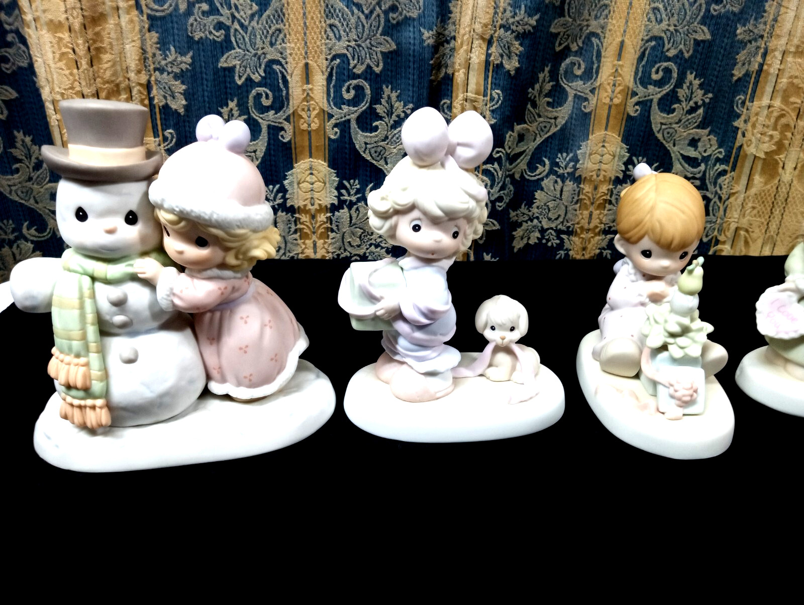 Precious Moments Various Styles/Years Figurines Mixed Lot Of 5 Total W/Box