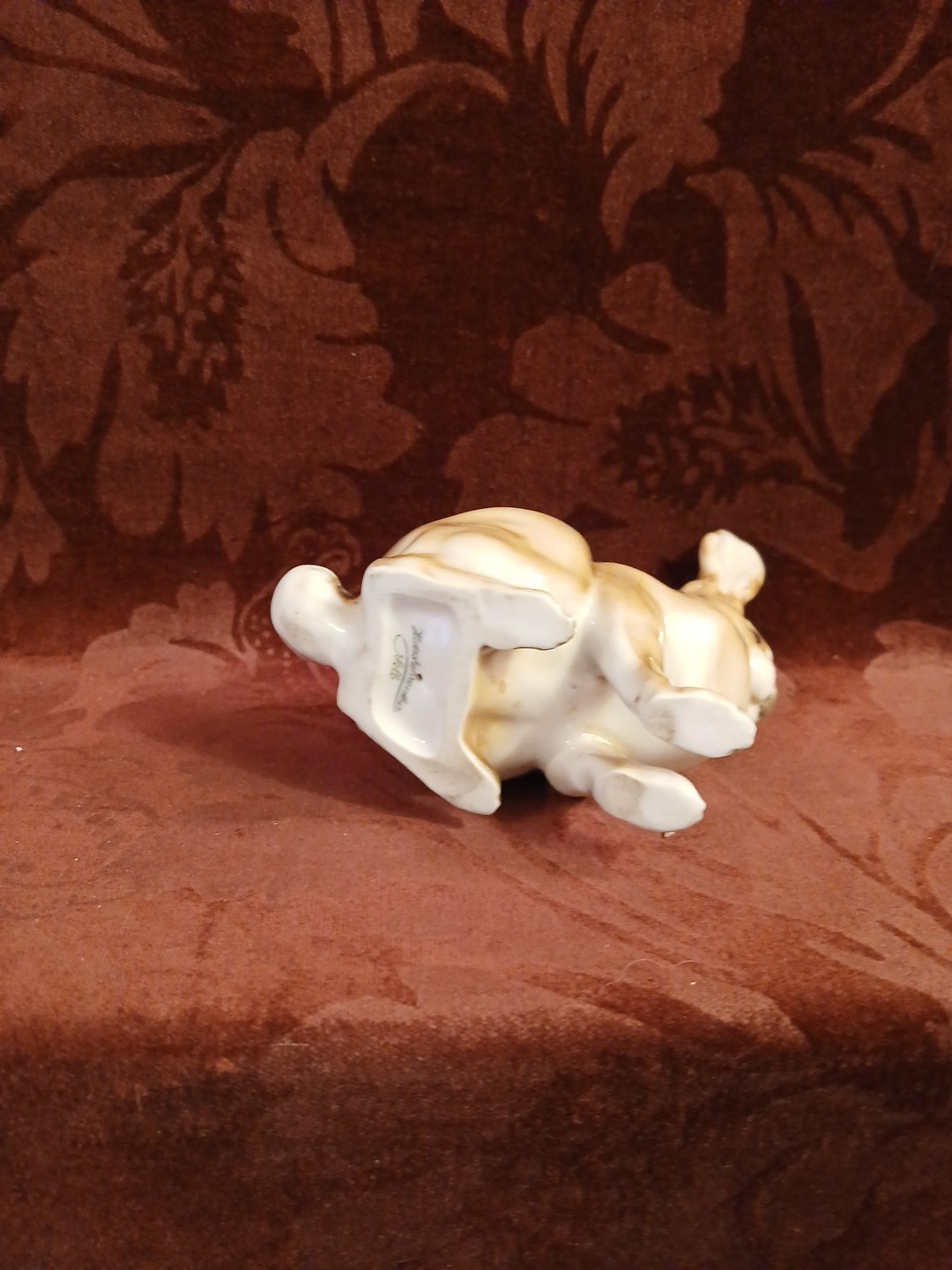 Vintage Porcelain Rabbit Figurine Designed By Hutschenreuther In Selb Germany