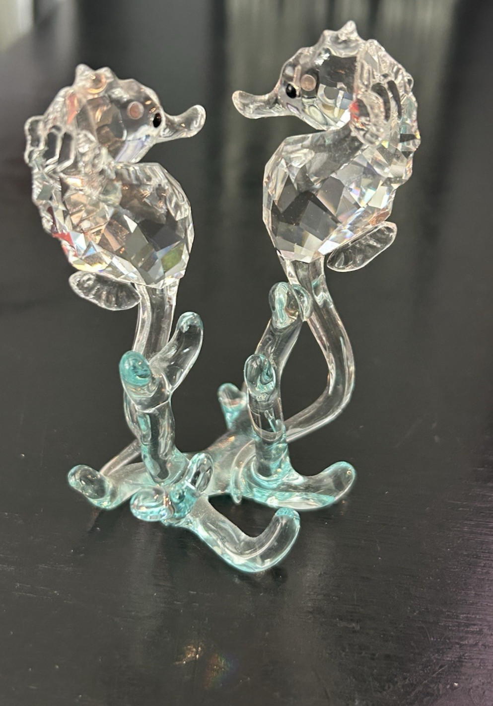 SWAROVSKI Vintage Crystal Pair Seahorses “Aquatic Worlds Collection” (#0885589)