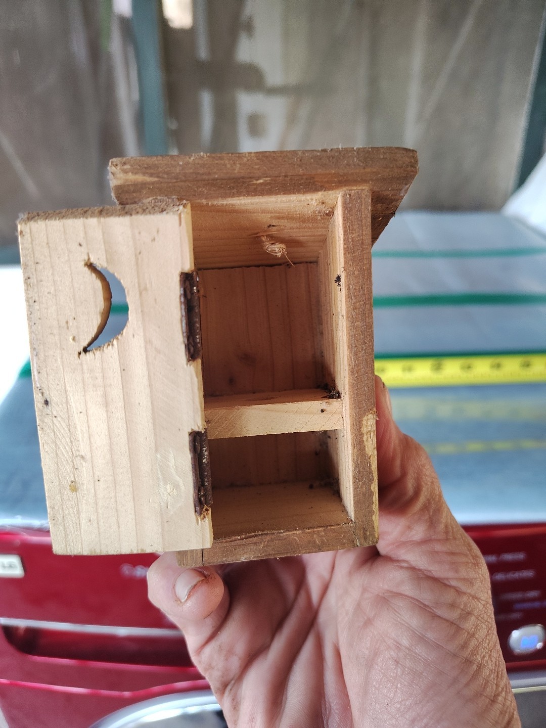Wood Small Outhouse Craving
