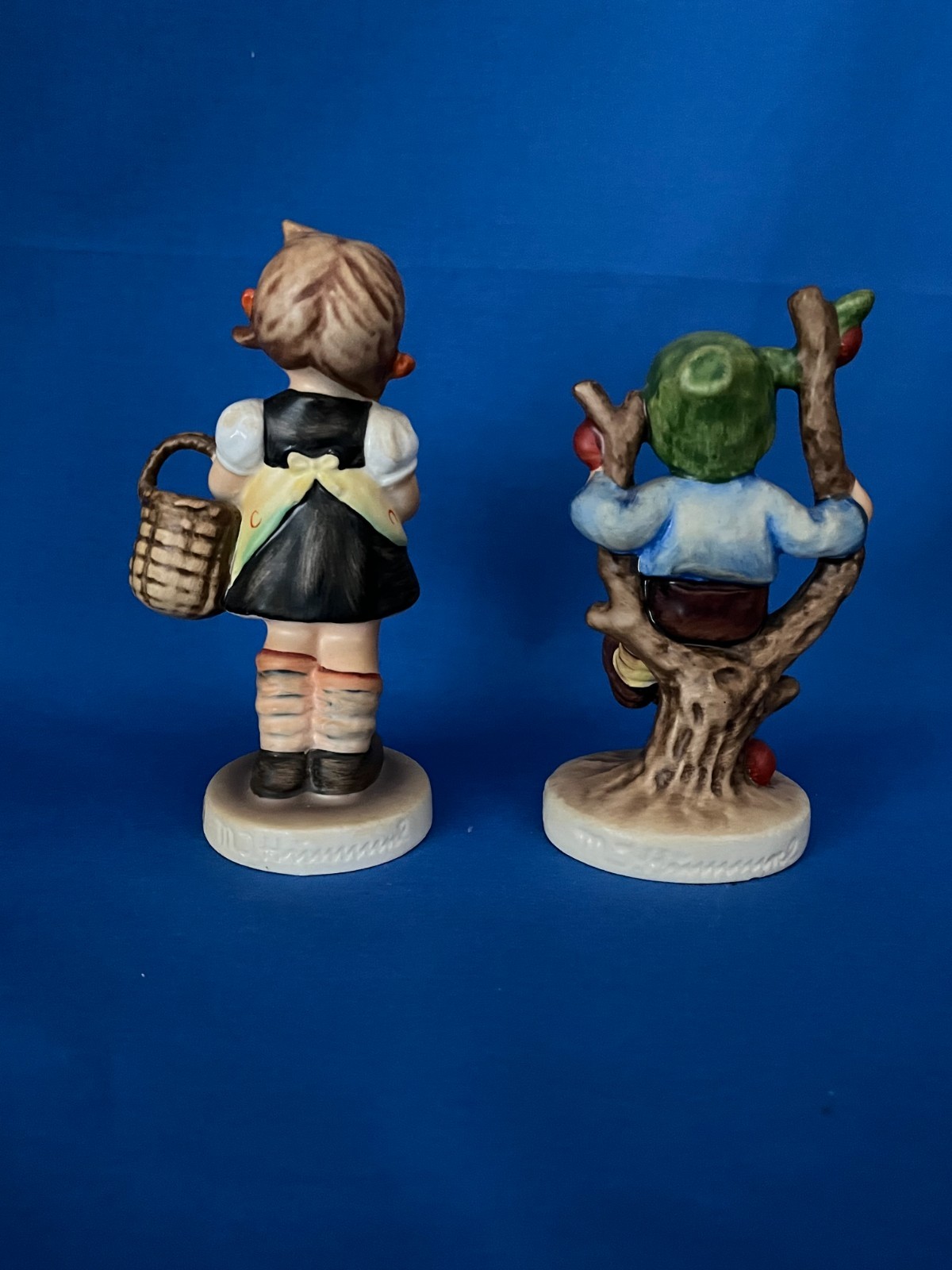 Hummels (4) – Merry Wanderer, School Boy, Apple Tree Boy, Sister – Figurines