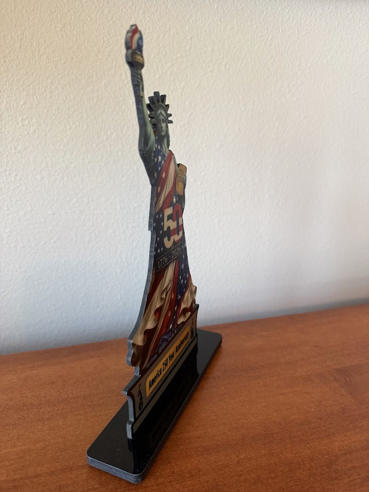 Statue of Liberty Figurine 250th Anniversary July 4th Commemorative Statuette
