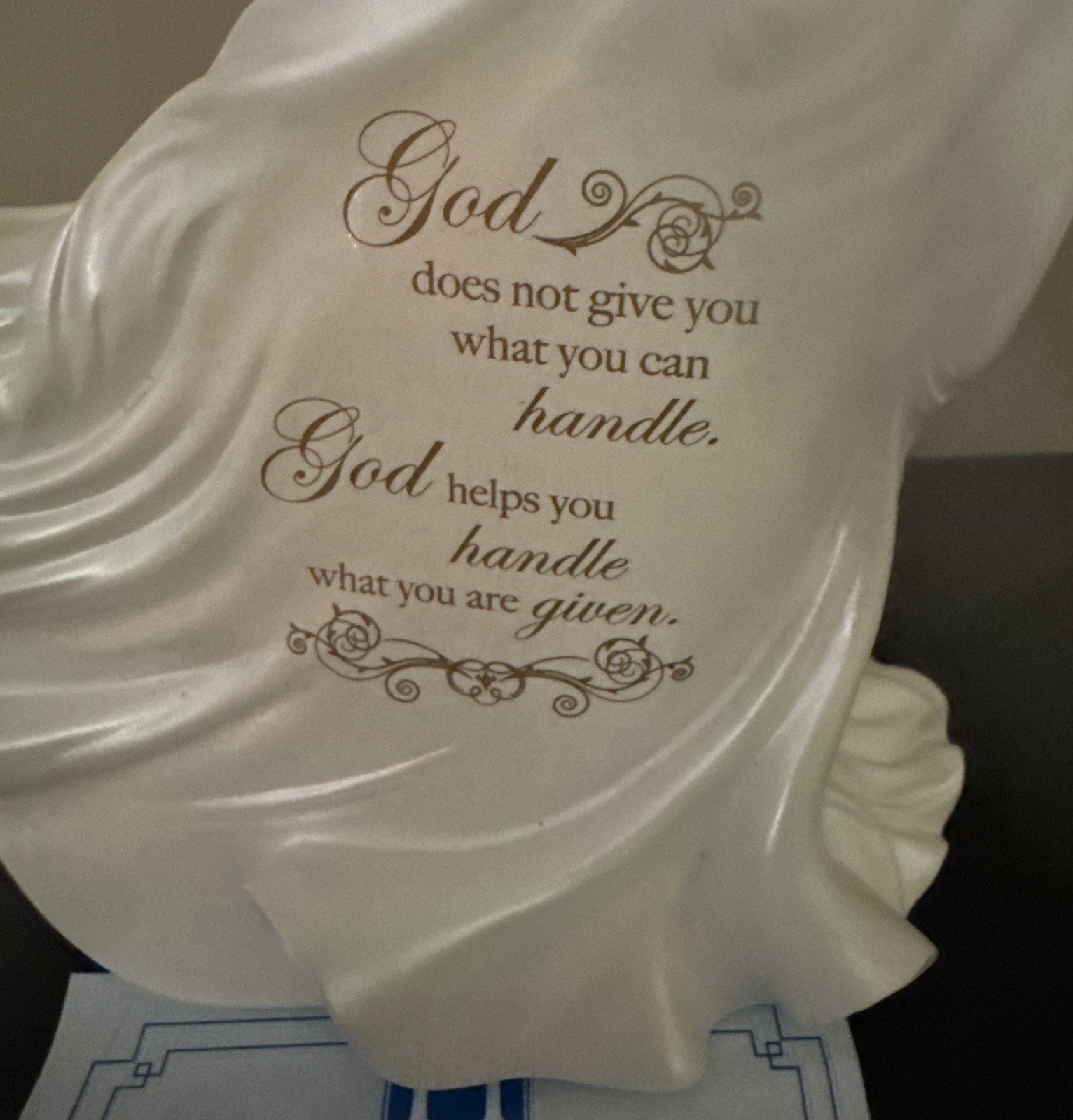 Hamilton Dona Gelsinger Angel Figurine Carries Glass Star w/ Swarovski Crystal!!