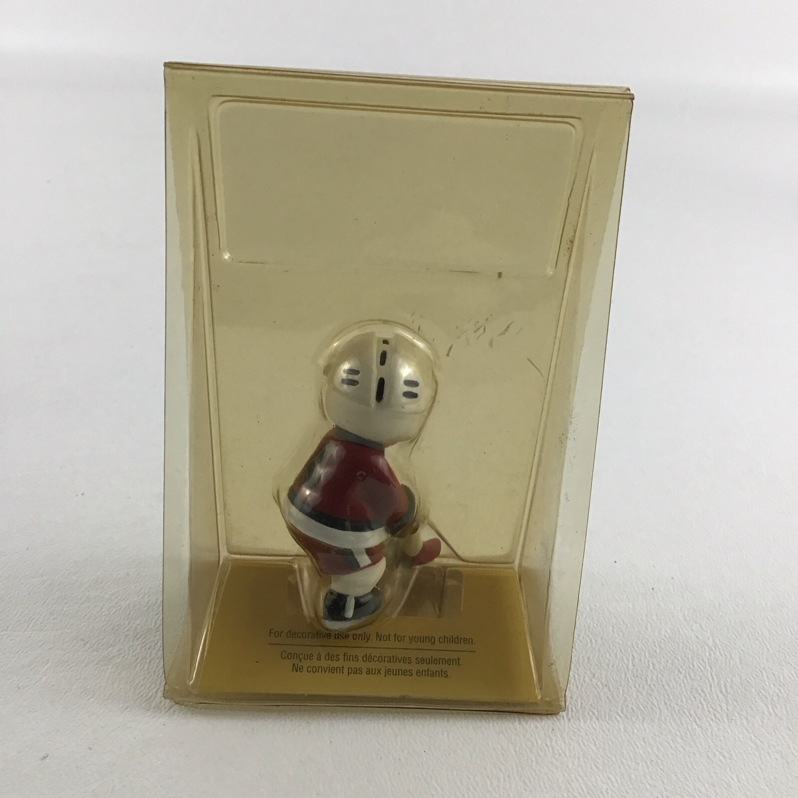 Hallmark Merry Miniatures Blade Mini Figure Hockey Player Vintage 2001 Collector