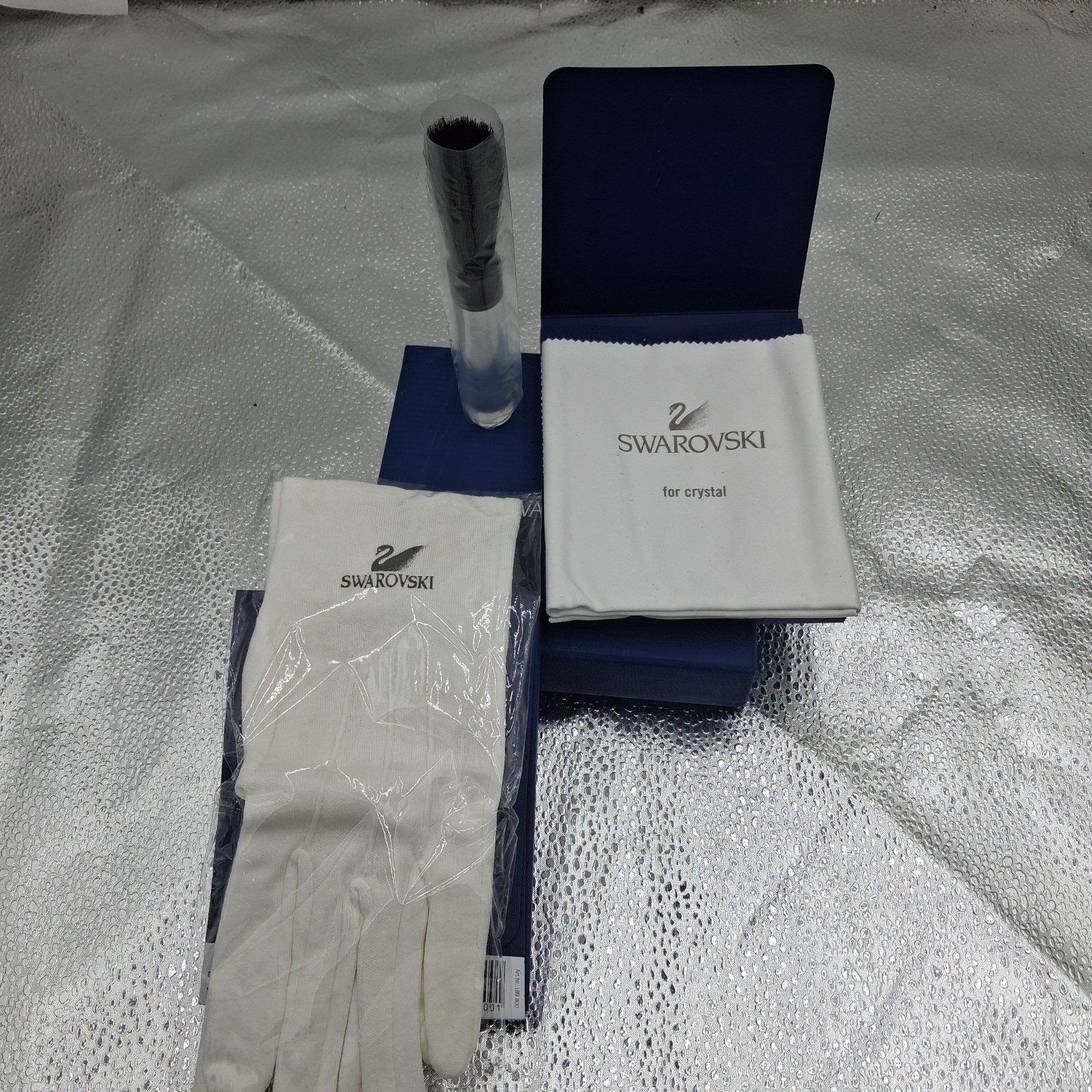 Swarovski Cleaning Kit – Gloves, Cloth, and Brush