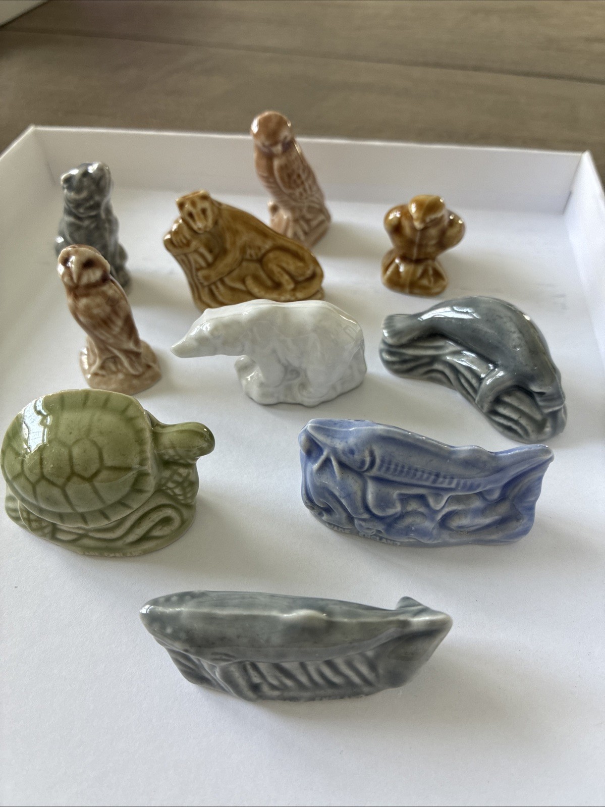 Wade Figurines Endangered Species Complete Set Of 10 Red Rose Tea